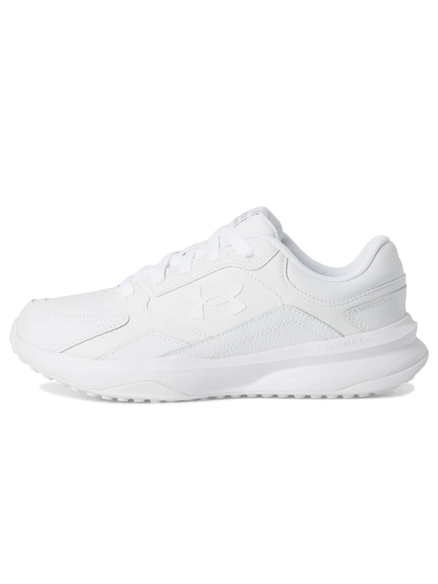 Кроссовки Under Armour Edge Leather — изображение 4 из 7, белый/белый/белый