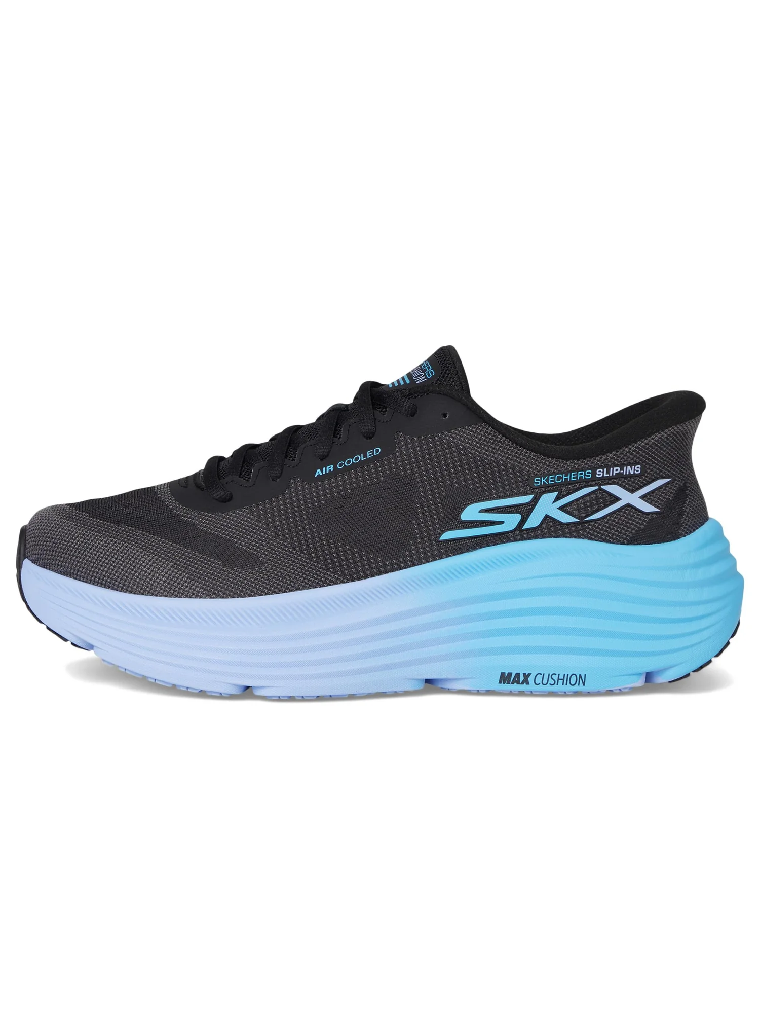 Кроссовки SKECHERS Max Cushioning Endeavour Hallandale Hands Free Slip-Ins — изображение 4 из 7, черный/синий