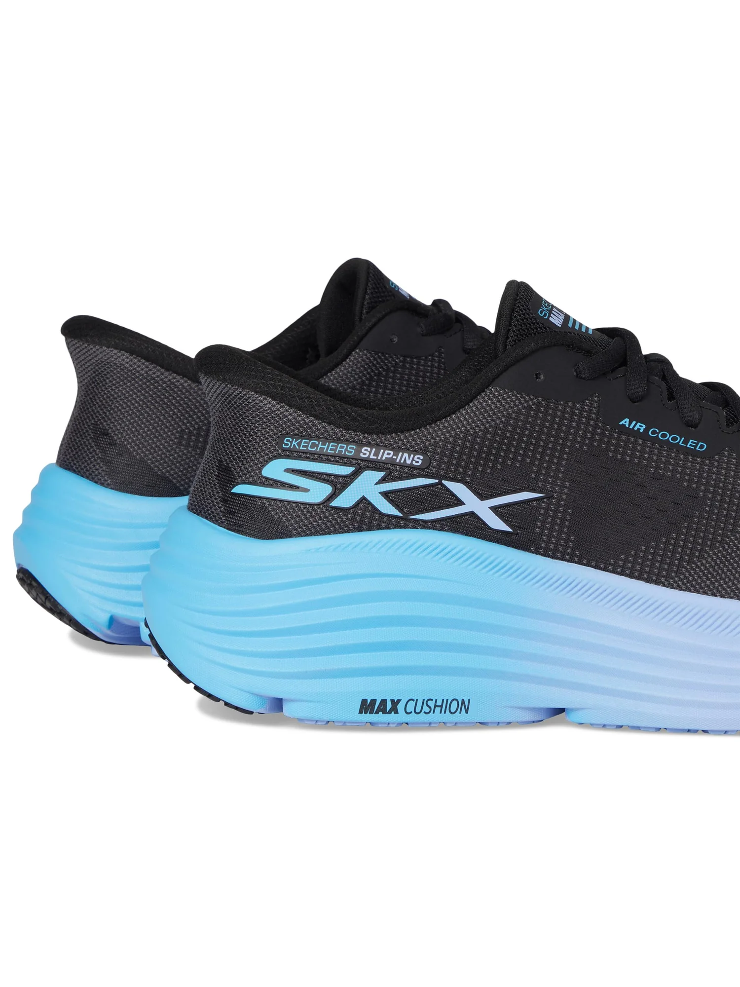 Кроссовки SKECHERS Max Cushioning Endeavour Hallandale Hands Free Slip-Ins — изображение 6 из 7, черный/синий