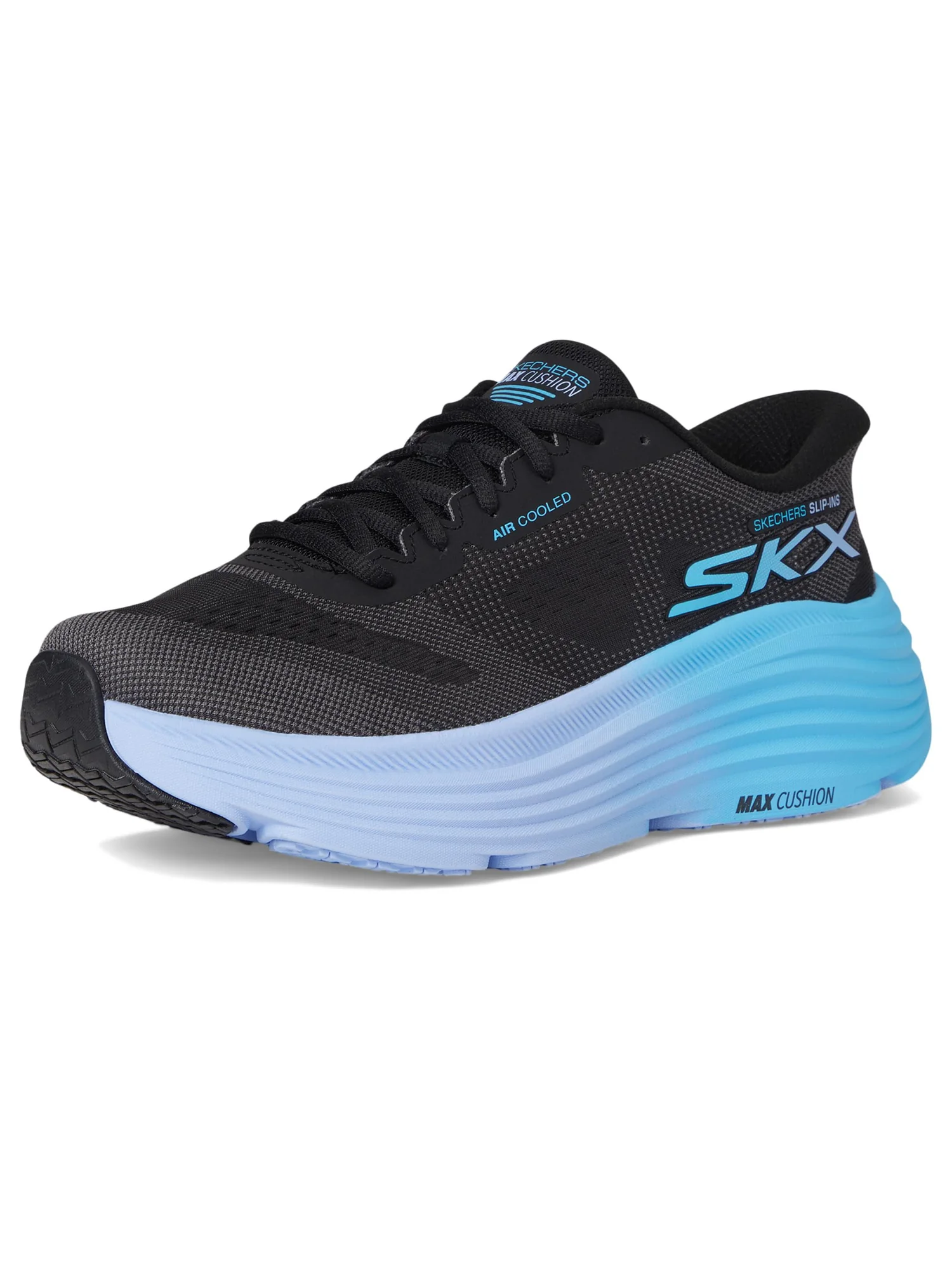 Кроссовки SKECHERS Max Cushioning Endeavour Hallandale Hands Free Slip-Ins — изображение 7 из 7, черный/синий