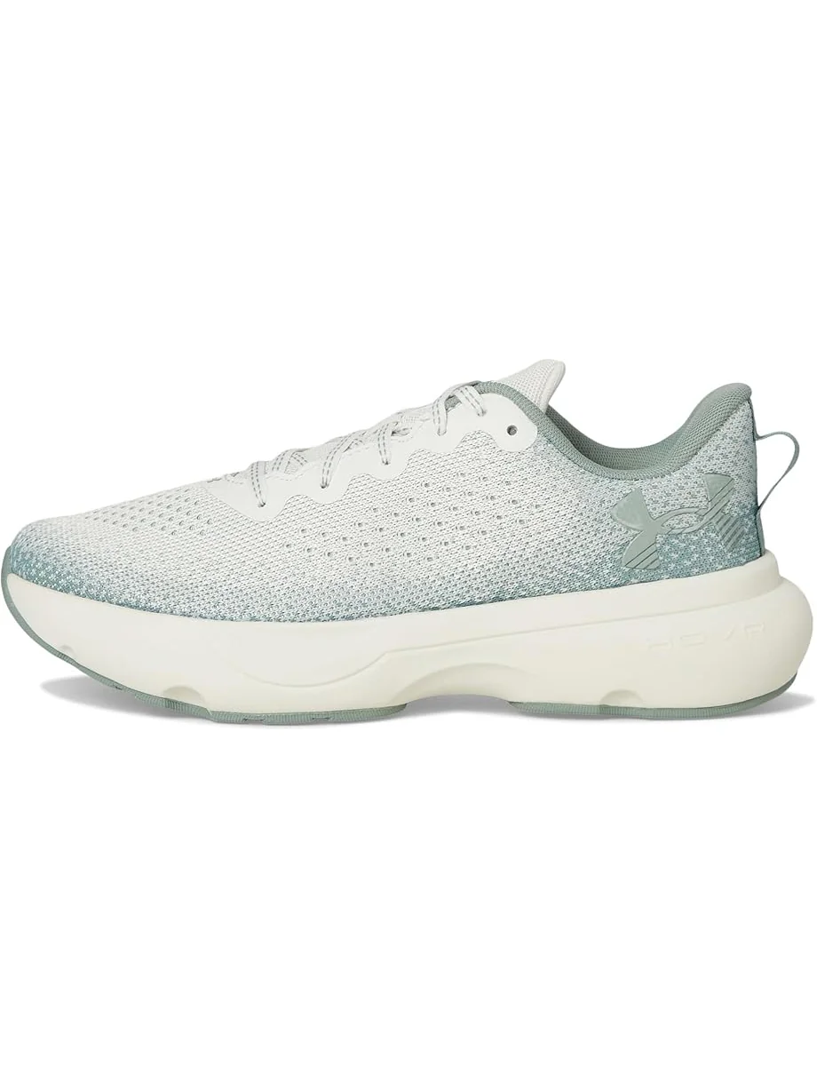 Женские кроссовки Under Armour Infinite — изображение 4 из 7, белый/зеленый/металлик