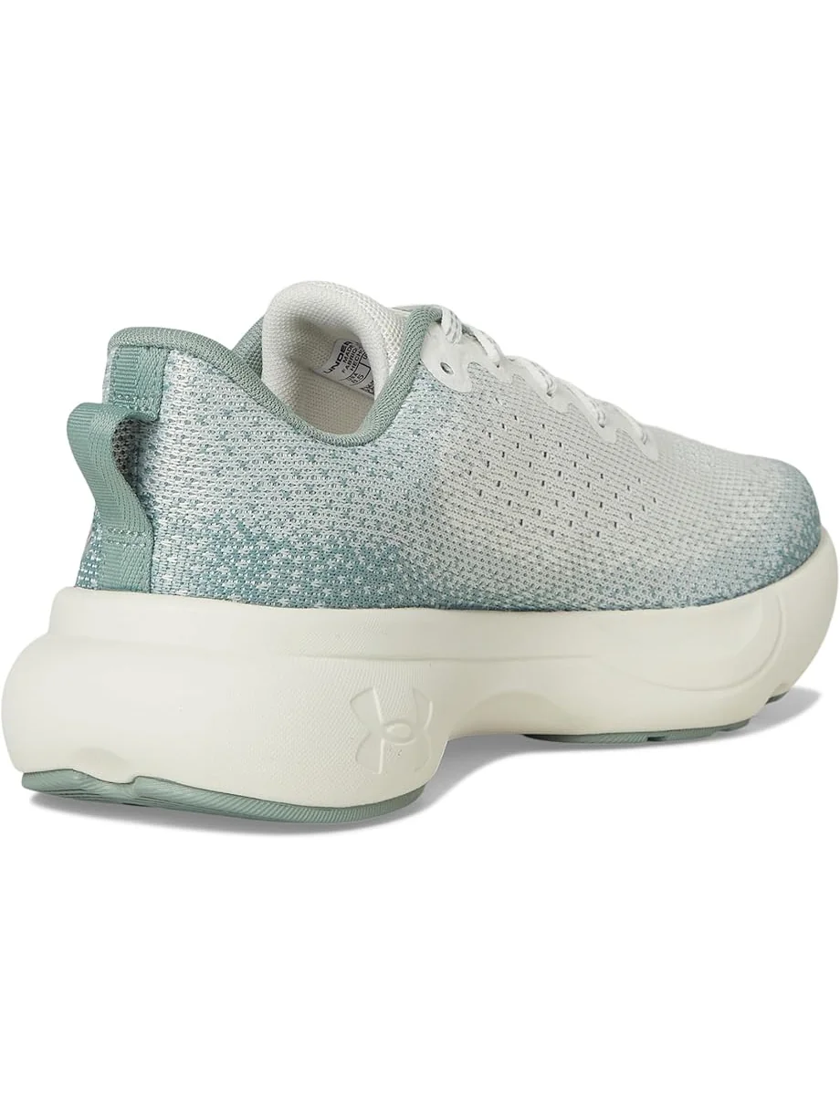 Женские кроссовки Under Armour Infinite — изображение 5 из 7, белый/зеленый/металлик