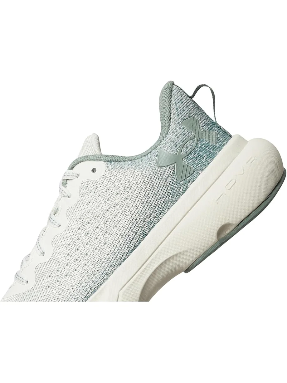 Женские кроссовки Under Armour Infinite — изображение 6 из 7, белый/зеленый/металлик