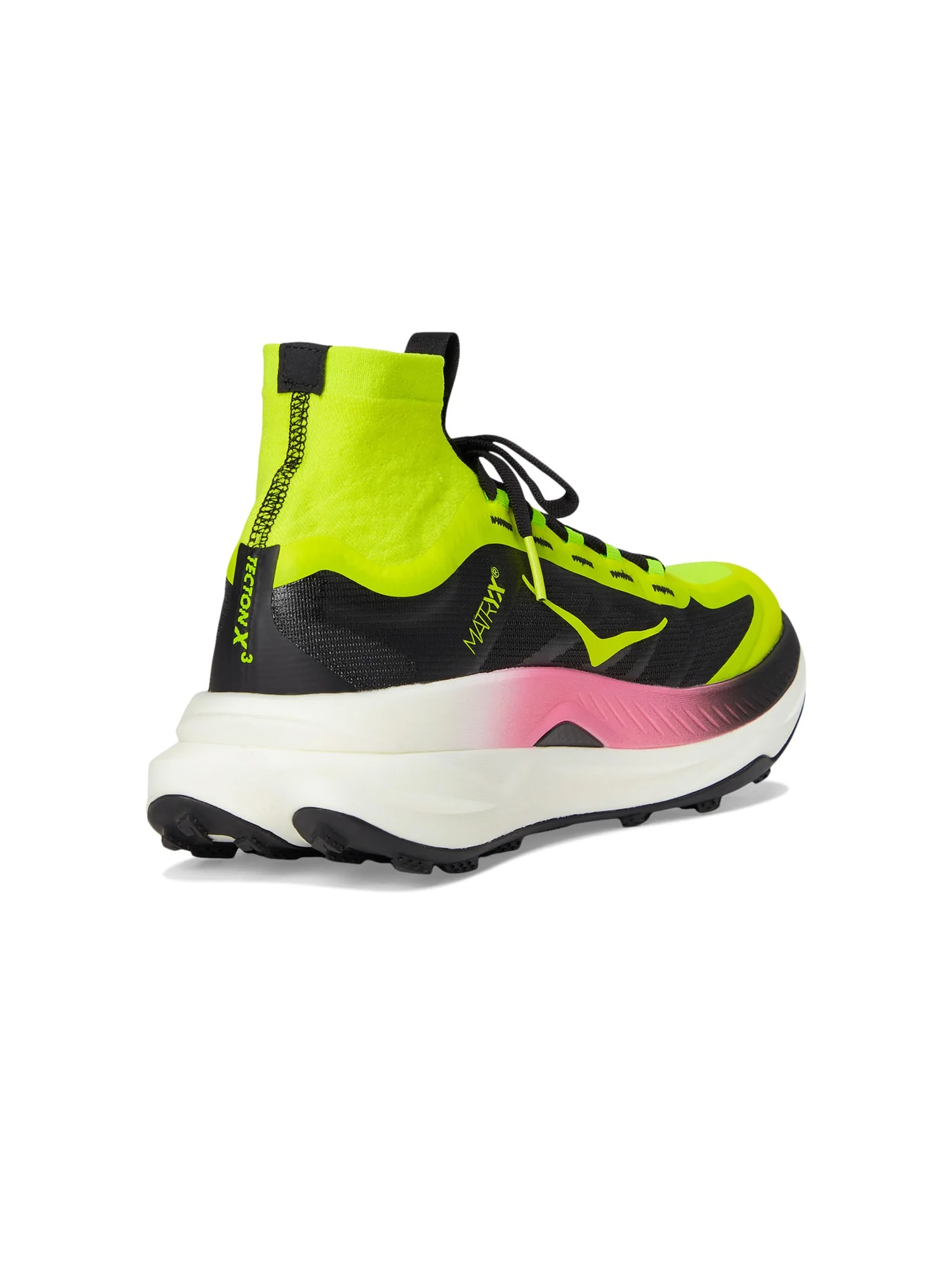 Кроссовки Hoka Tecton X 3 — изображение 5 из 7, неоновый/черный