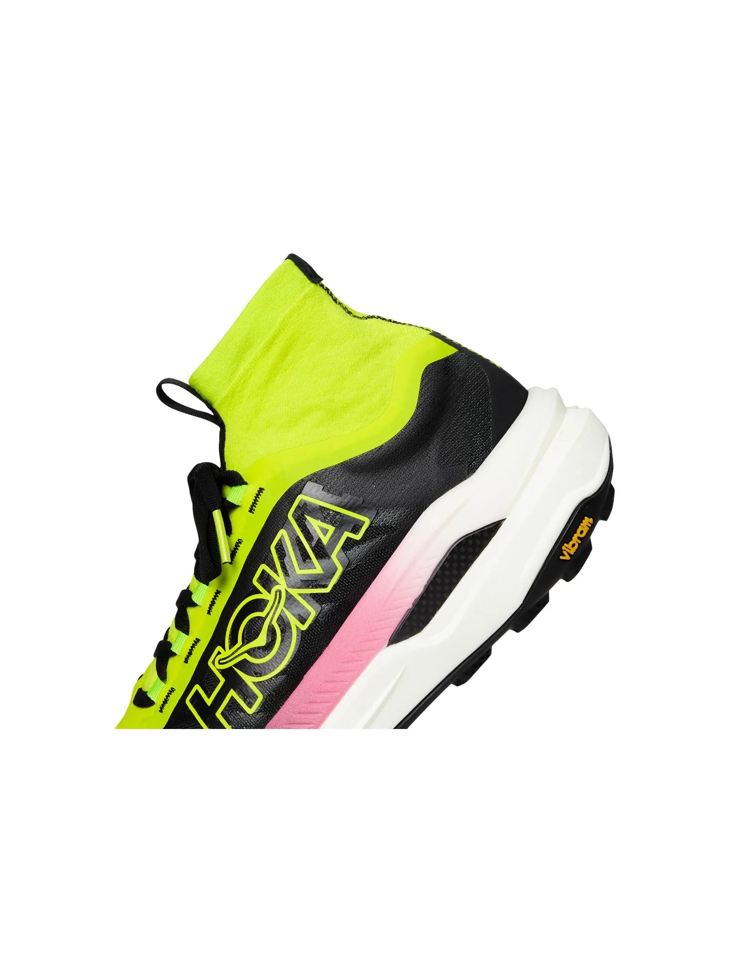 Кроссовки Hoka Tecton X 3 — изображение 6 из 7, неоновый/черный