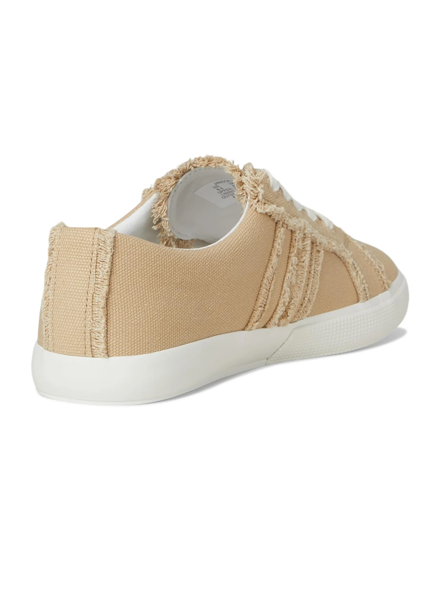 Кроссовки Lauren Ralph Lauren Janson Frayed Canvas Sneakers — изображение 5 из 7, песочный
