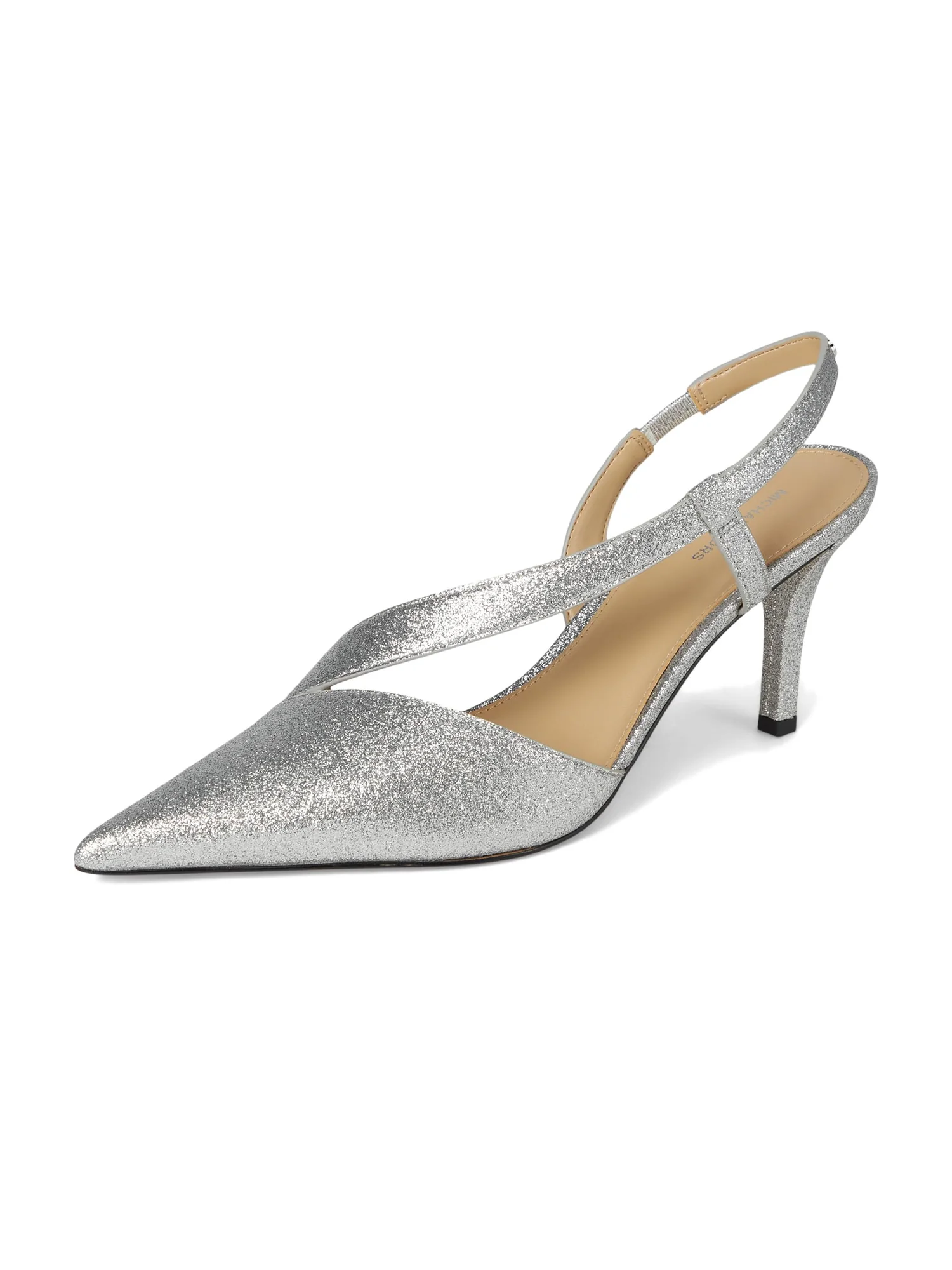 Туфли MICHAEL Michael Kors Jaida Pump — изображение 7 из 7, серебряный