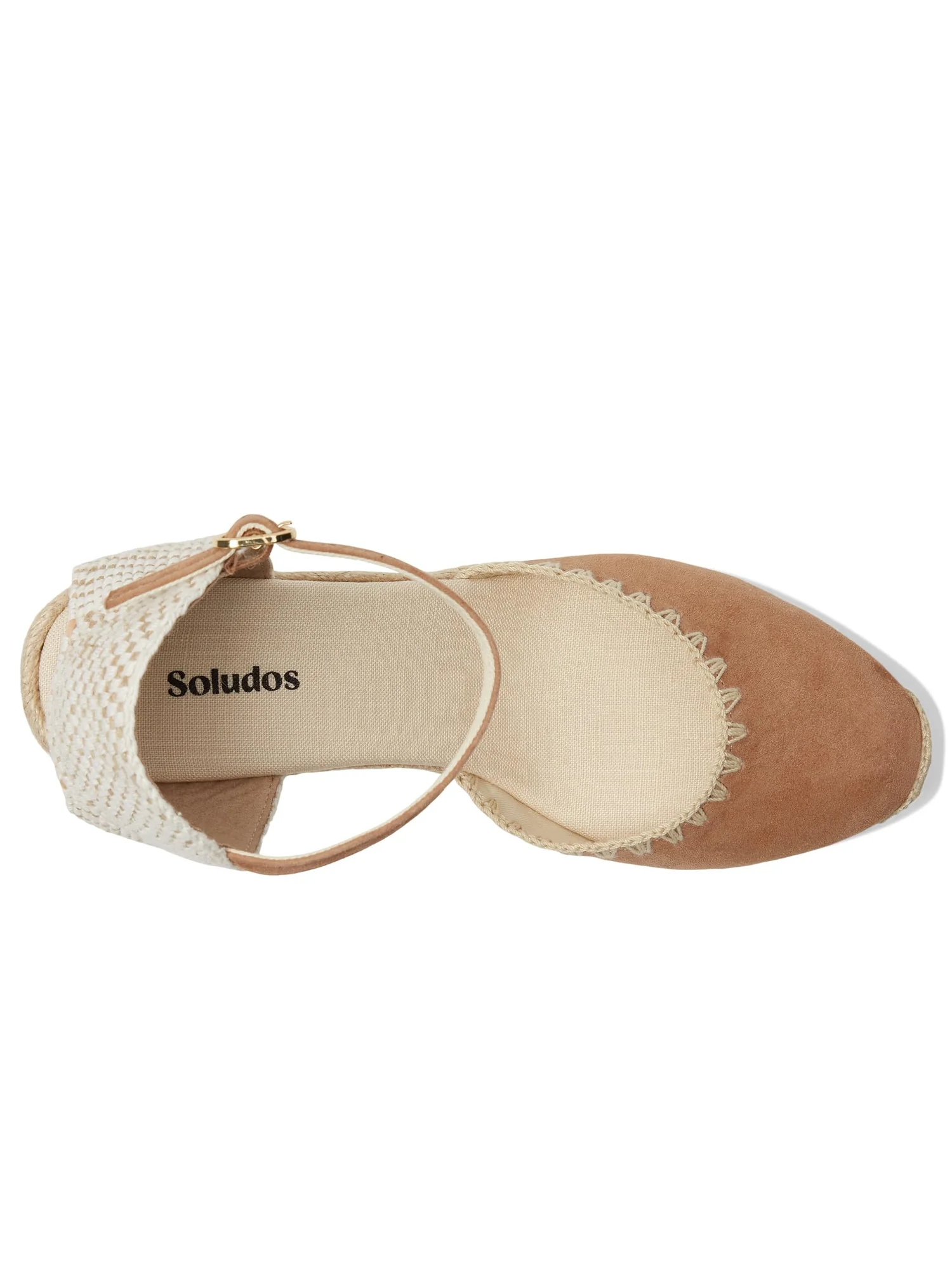 Туфли Soludos Marseille Wedge Espadrille — изображение 2 из 7, коричневый