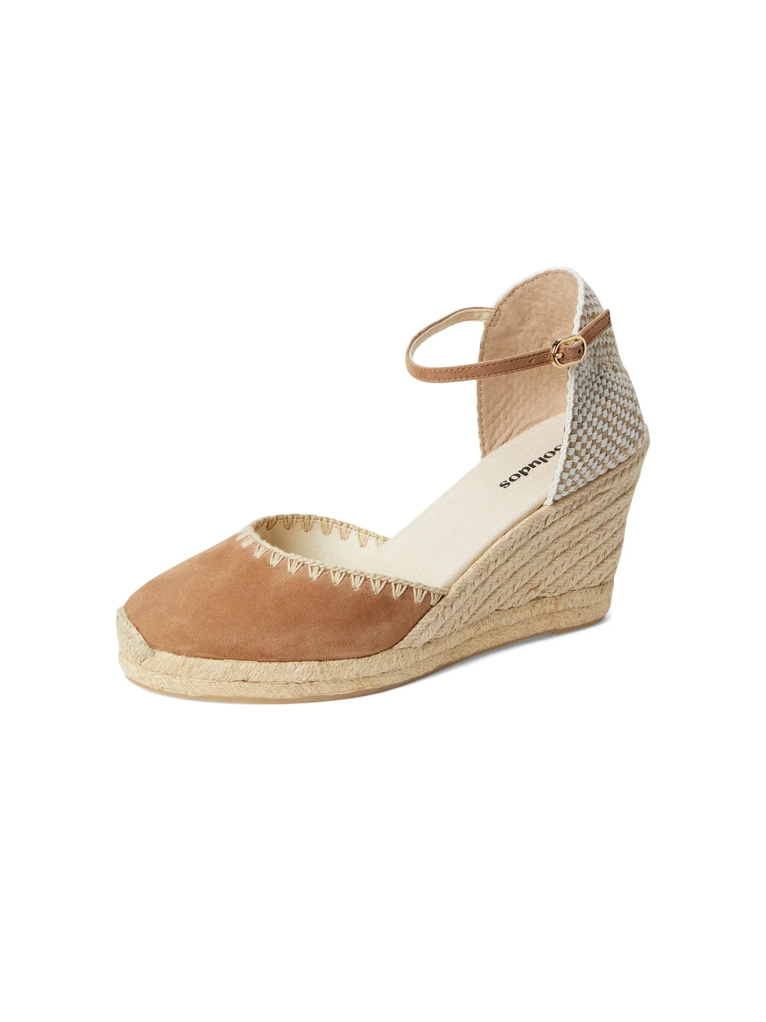 Туфли Soludos Marseille Wedge Espadrille — изображение 7 из 7, коричневый