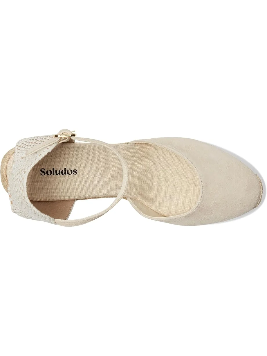 Туфли Soludos Marseille Wedge Espadrille — изображение 2 из 7, слоновая кость