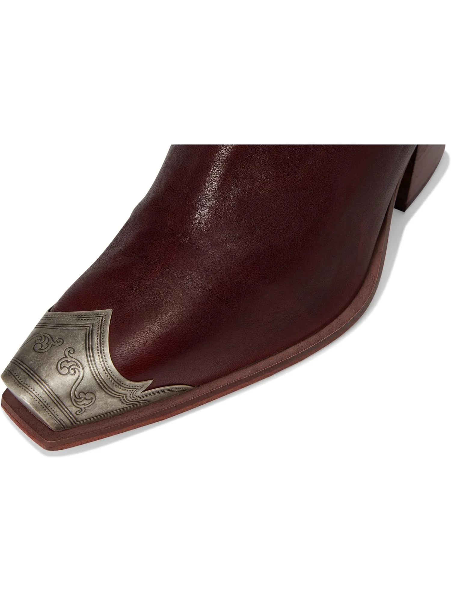 Ботинки Free People Brayden Western Boot — изображение 2 из 7, кабернет