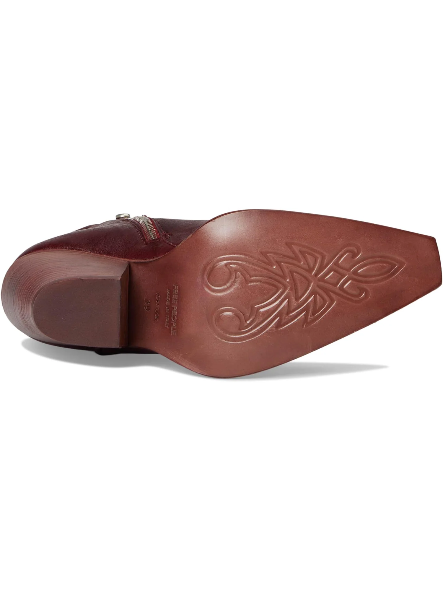 Ботинки Free People Brayden Western Boot — изображение 3 из 7, кабернет
