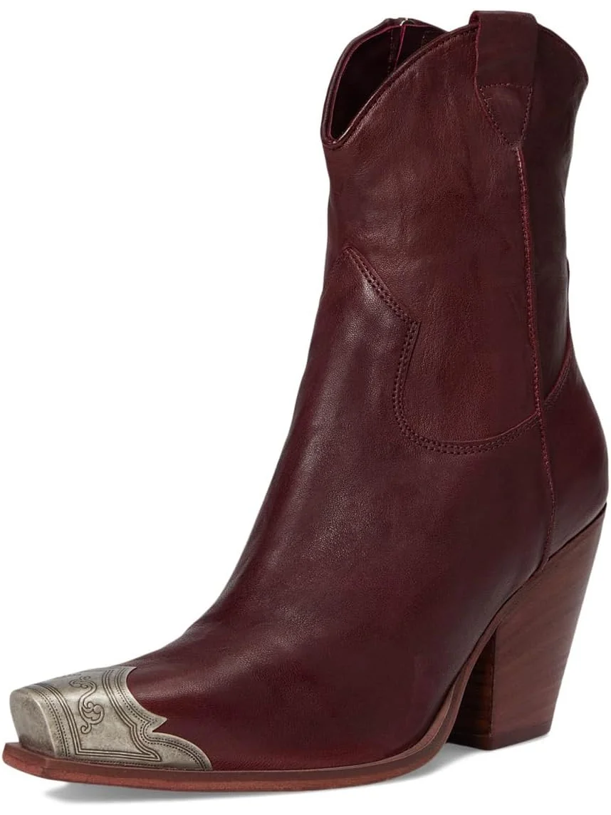 Ботинки Free People Brayden Western Boot — изображение 7 из 7, кабернет