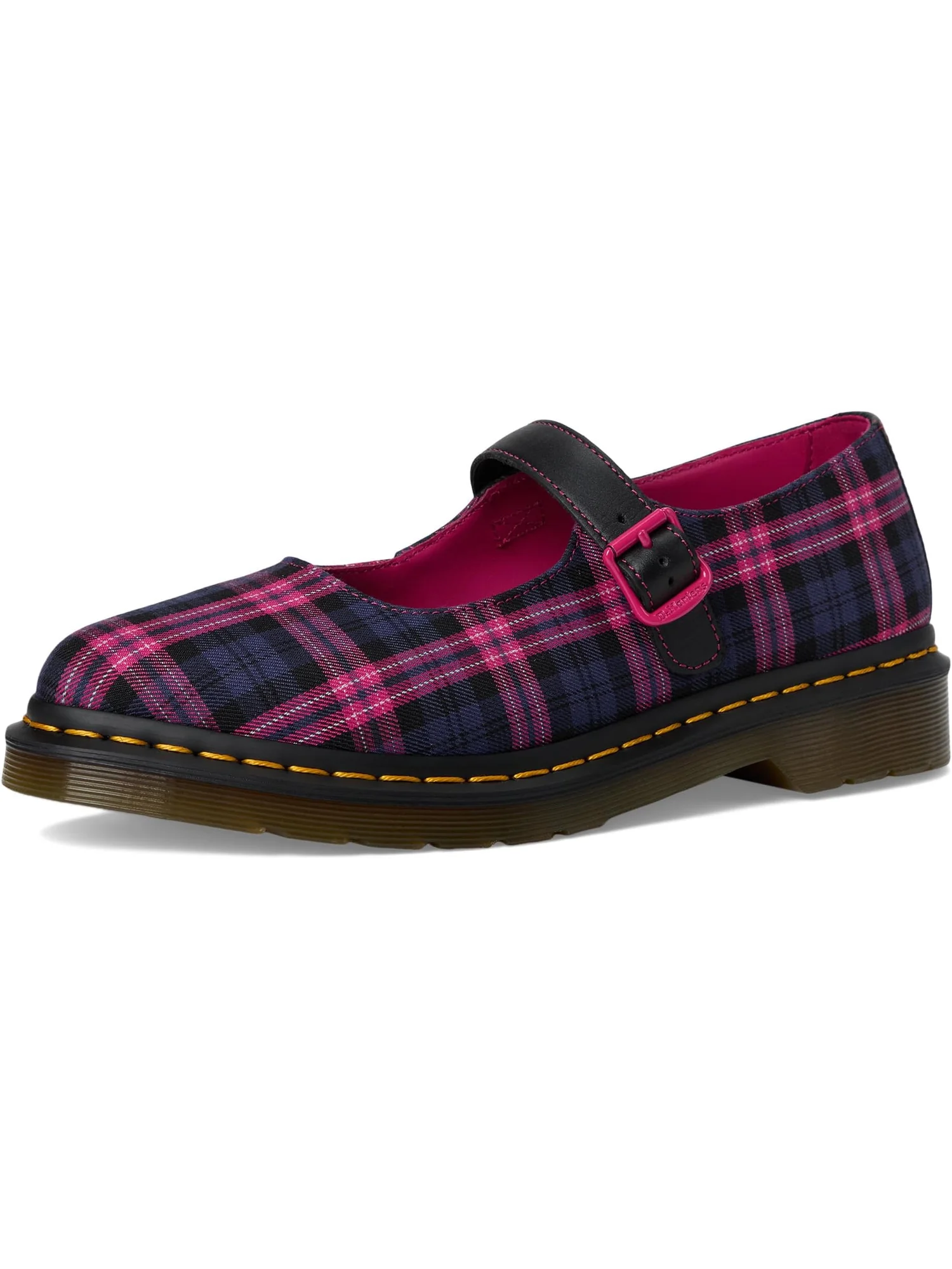 Балетки Dr. Martens Elphie Mary Jane — изображение 7 из 7, черный/розовый мульти