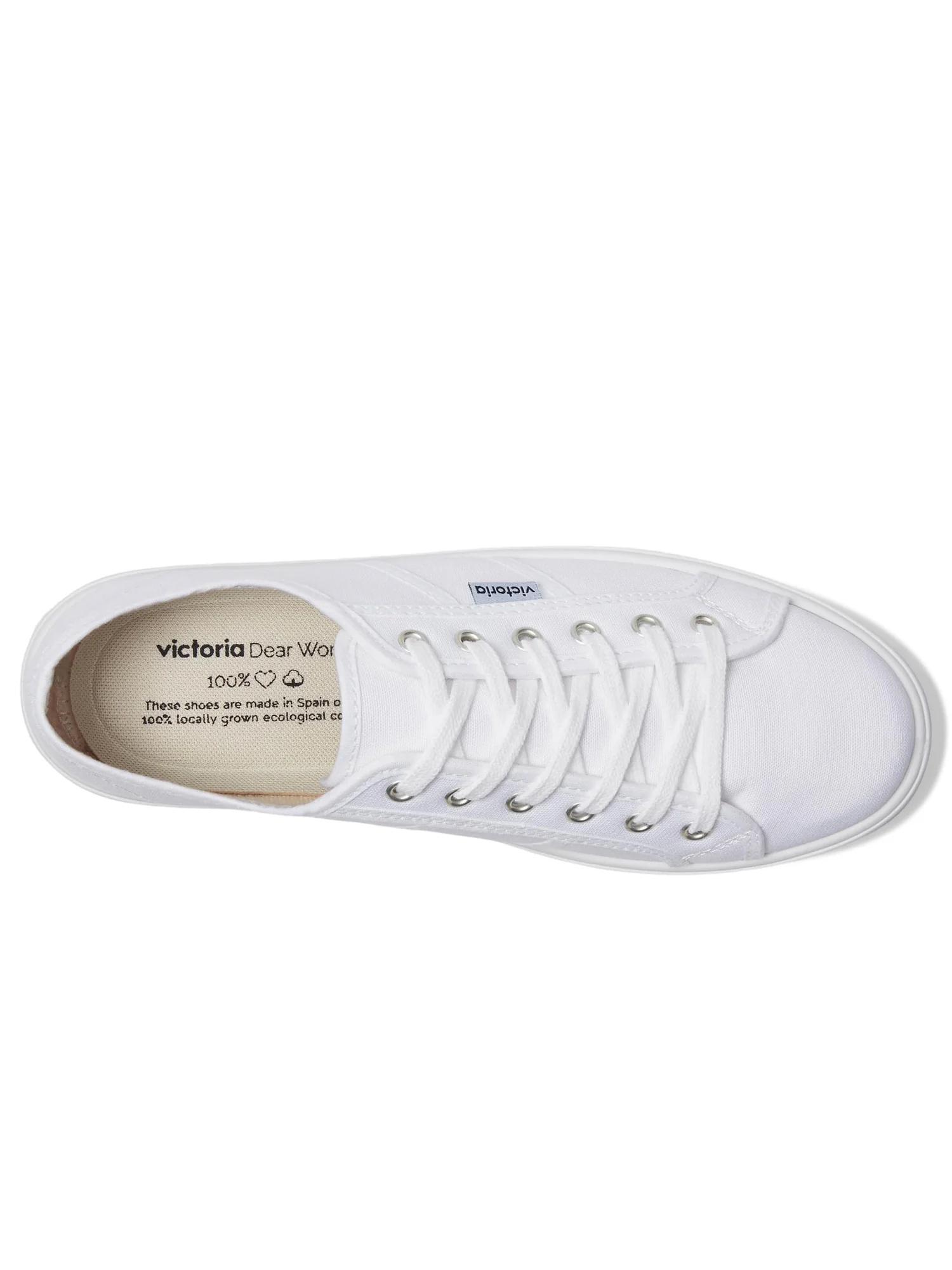 Туфли Unisex victoria Barcelona Lona — изображение 2 из 7, белый