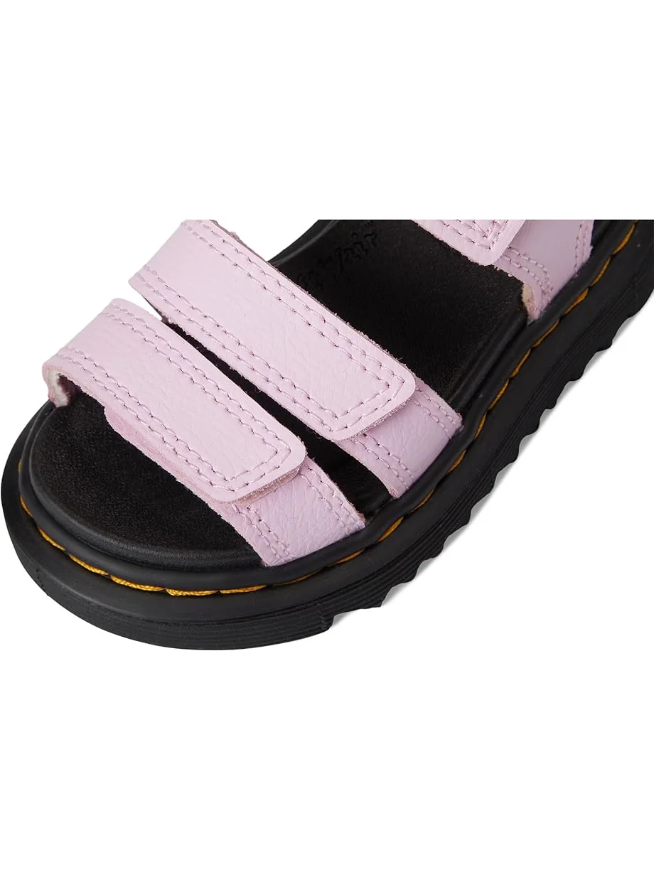Детские сандалии Dr. Martens Kid's Collection Klaire (Toddler/Little Kid/Big Kid) — изображение 6 из 7, бледный розовый