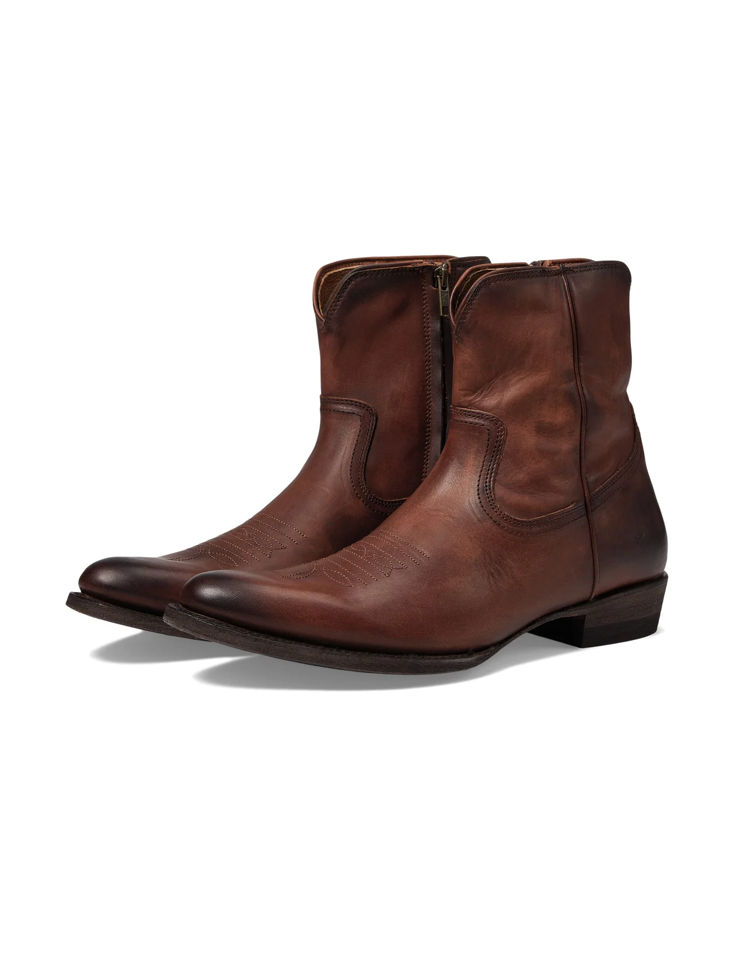 Туфли Frye Austin Inside Zip — изображение 1 из 6, коричневый