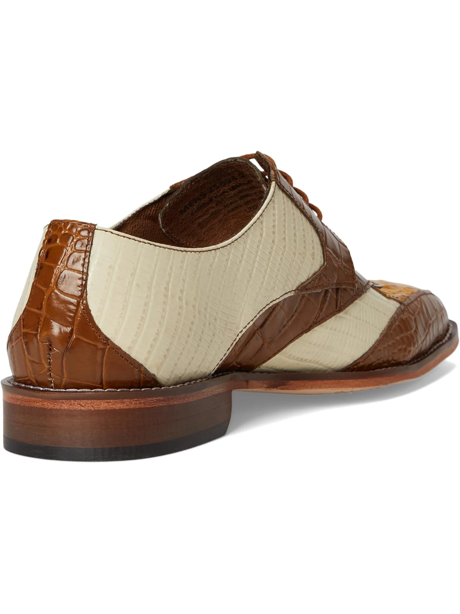Оксфорды Stacy Adams Tristano Bike Toe Lace-Up — изображение 5 из 7, бежевый мульти