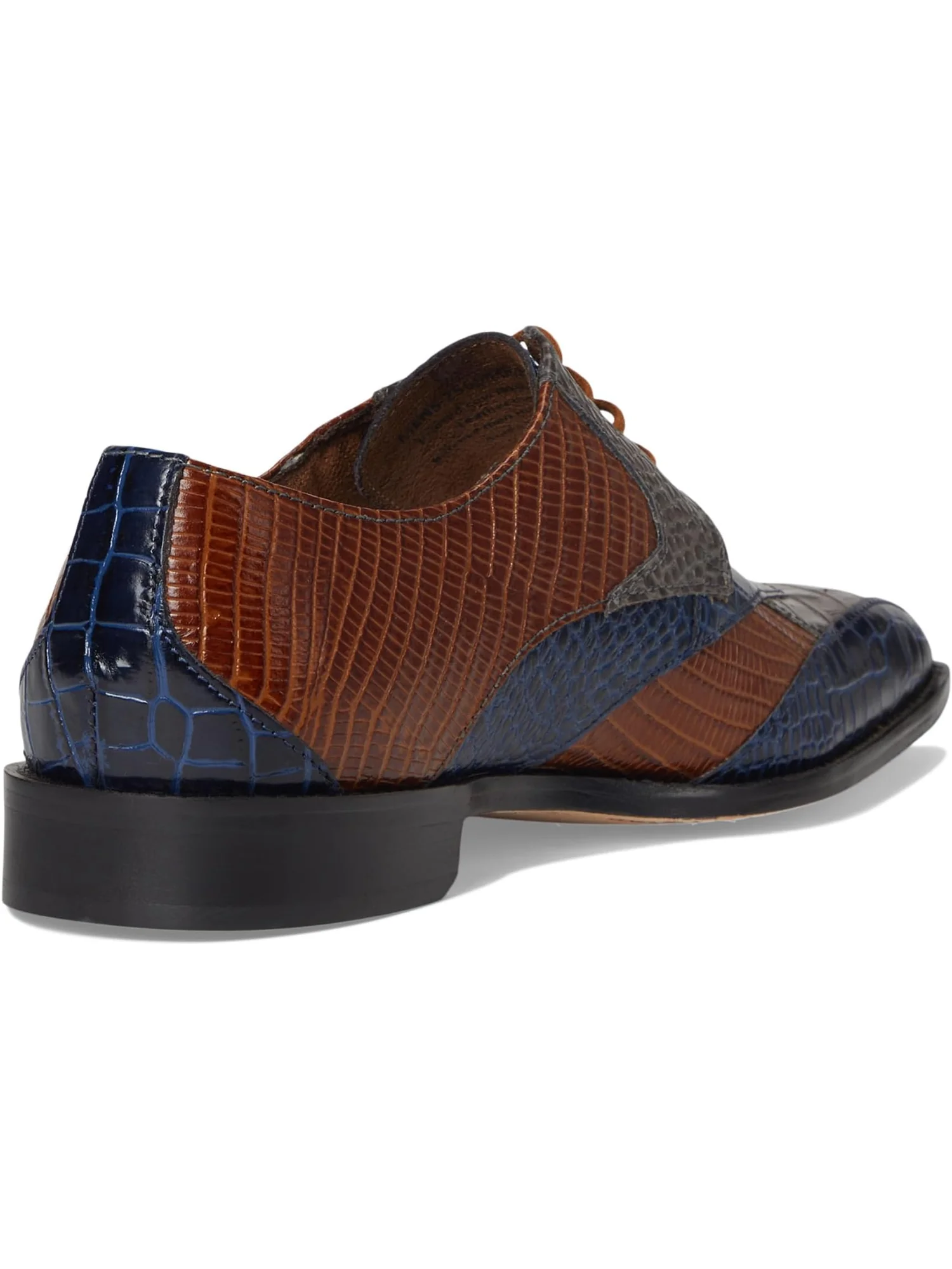 Оксфорды Stacy Adams Men's Tristano Bike Toe Lace-Up — изображение 5 из 7, серый мульти