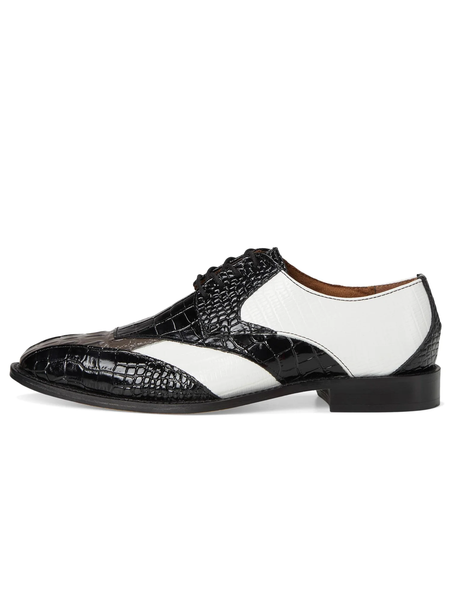 Туфли Stacy Adams Tristano Bike Toe Lace-Up — изображение 4 из 7, черный/серый/белый