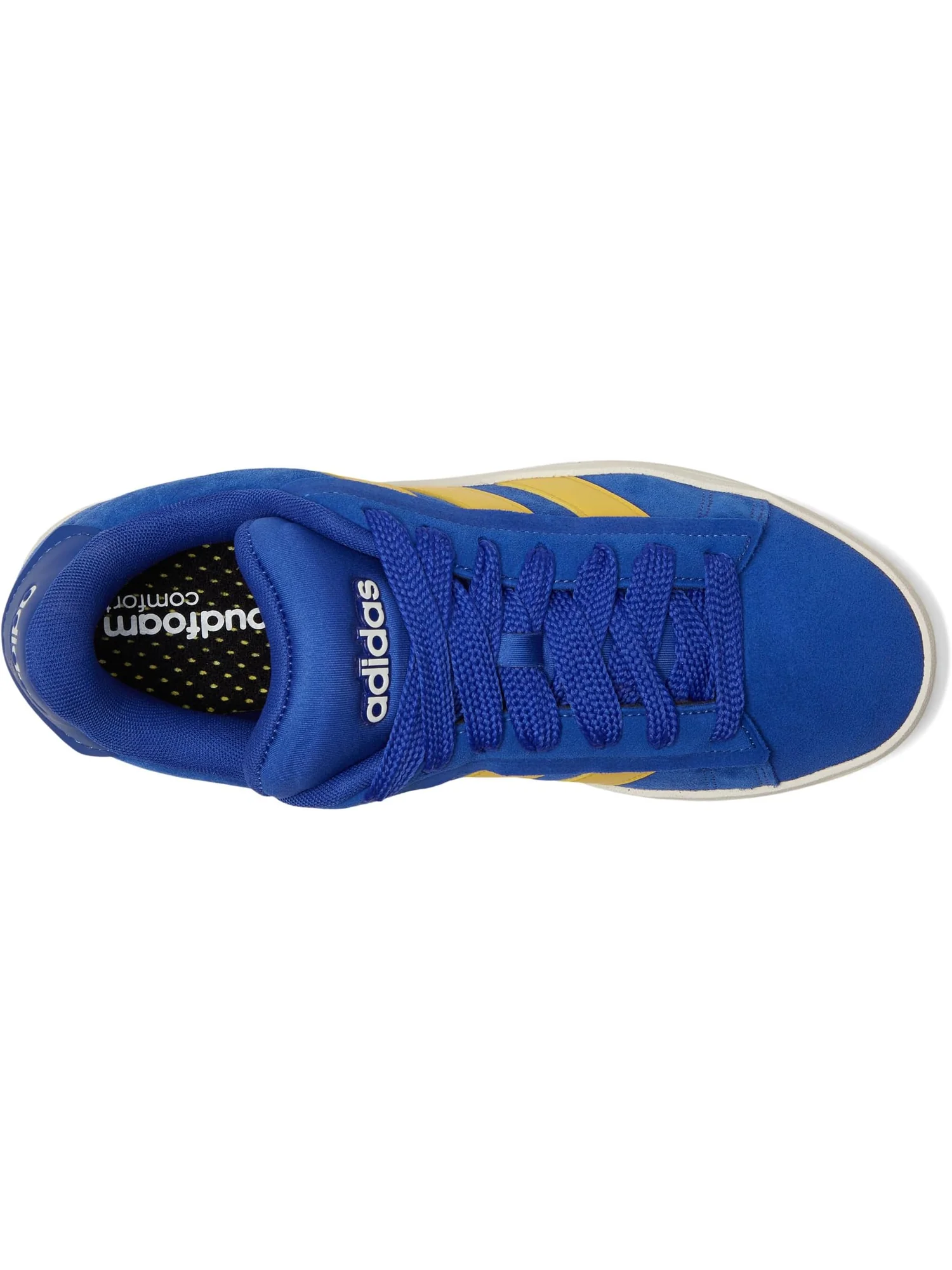 Кроссовки adidas Grand Court Alpha 00s — изображение 2 из 7, синий/желтый/-белый