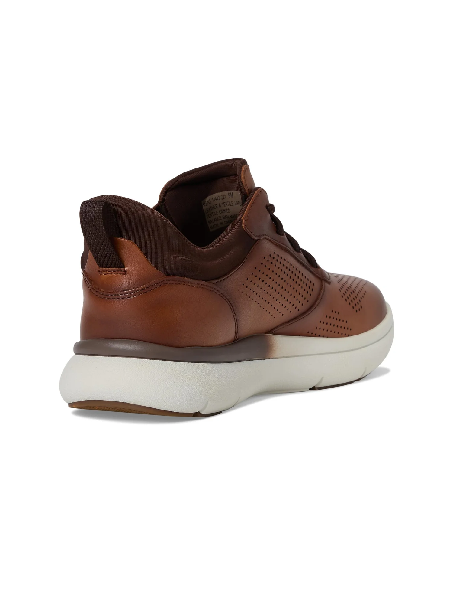 Туфли Florsheim Fleet Perf Toe Elastic Lace Sneakers — изображение 5 из 7, коричневый