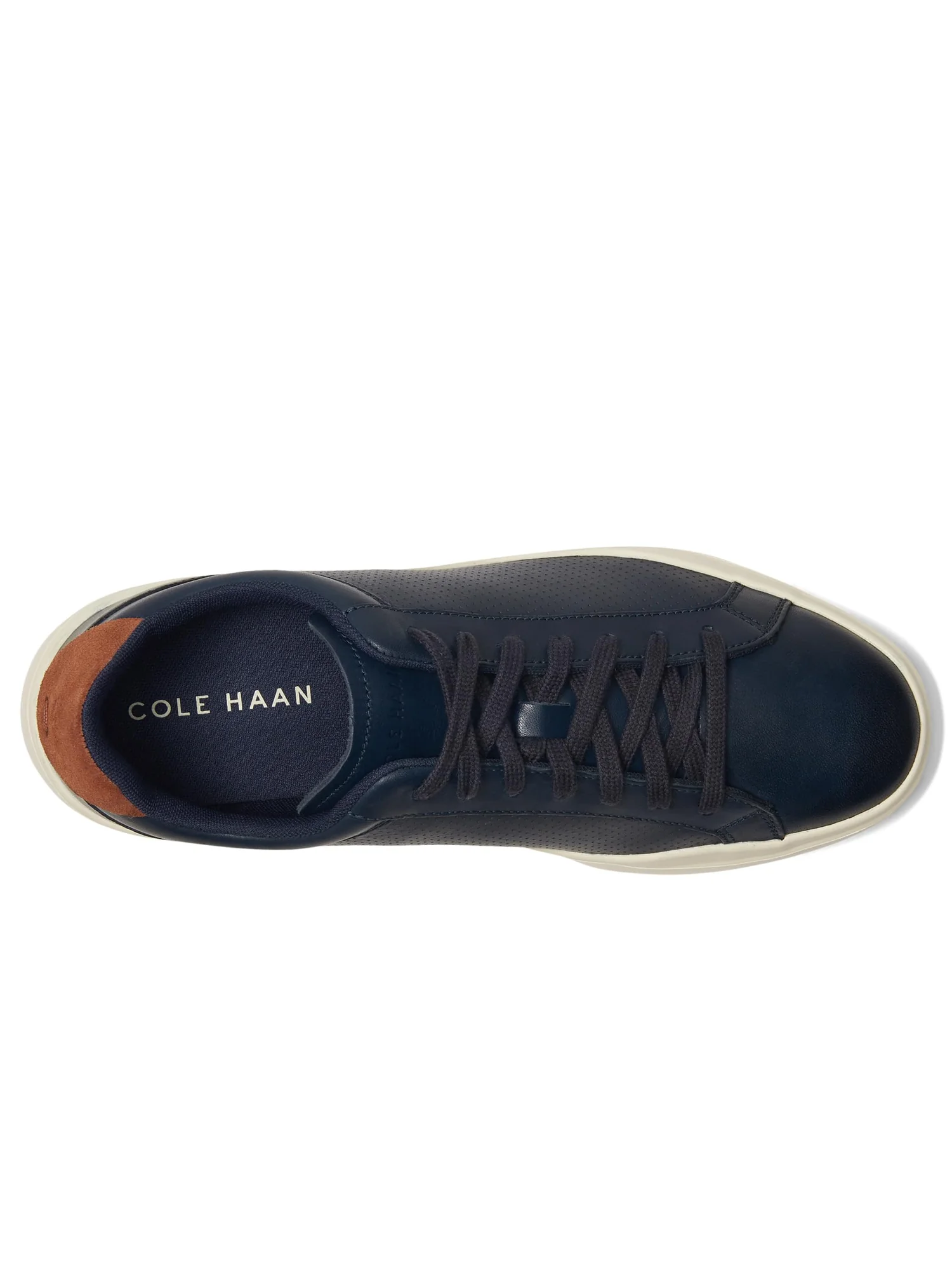 Кроссовки Cole Haan Grand Crosscourt Modern Perforated Lace To Toe Sneakers — изображение 2 из 7, темно-синий
