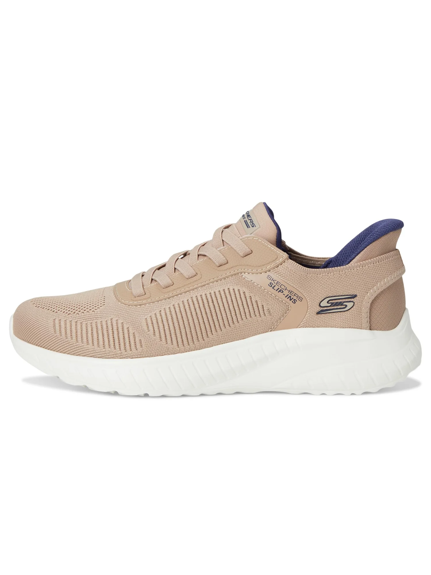Кроссовки BOBS from SKECHERS Hands Free Slip-Ins Squad Chaos - Solid Step — изображение 4 из 7, серо-коричневый