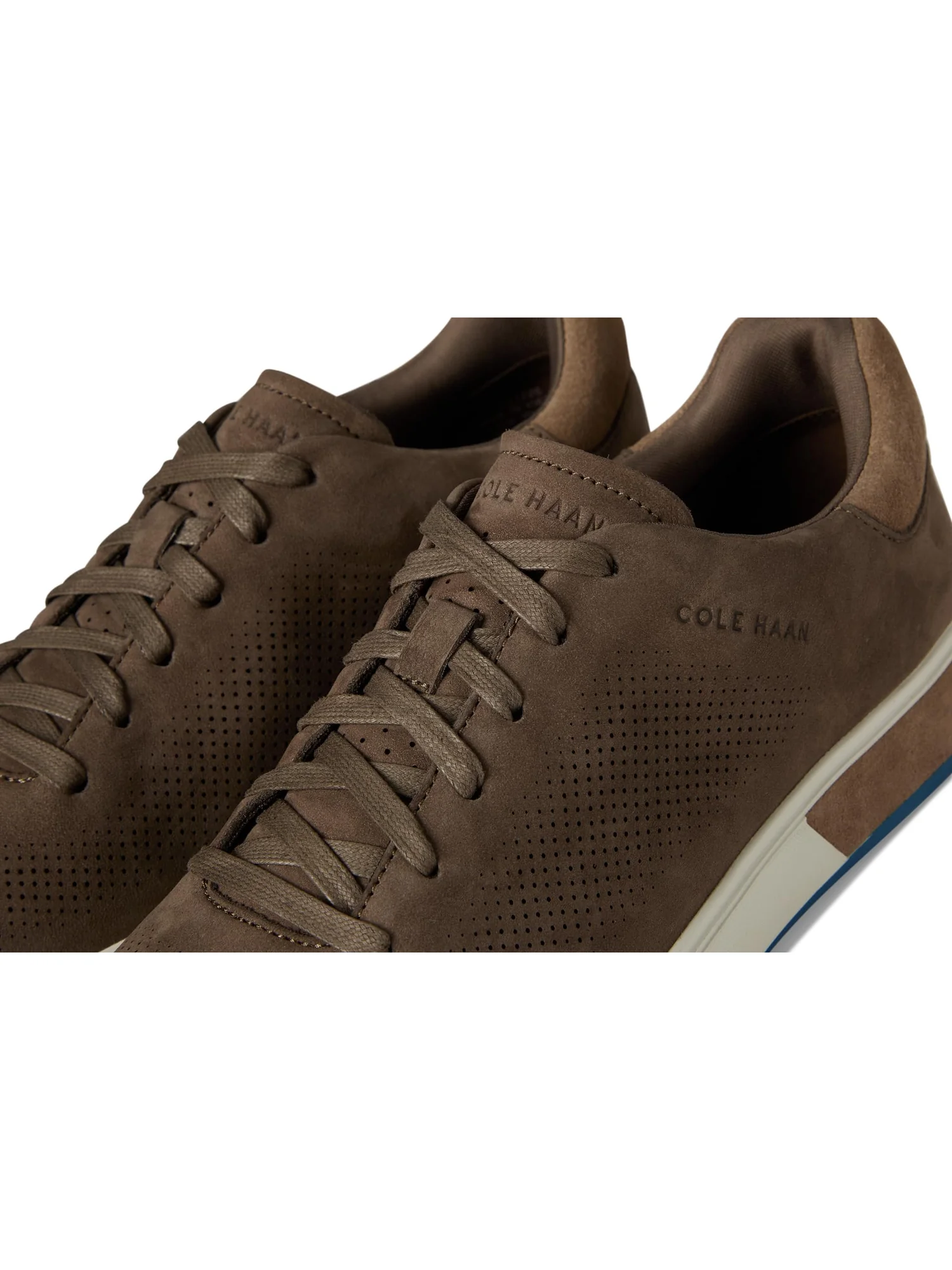 Кроссовки Cole Haan Grandpro Angleace Sneakers — изображение 6 из 7, серебристый
