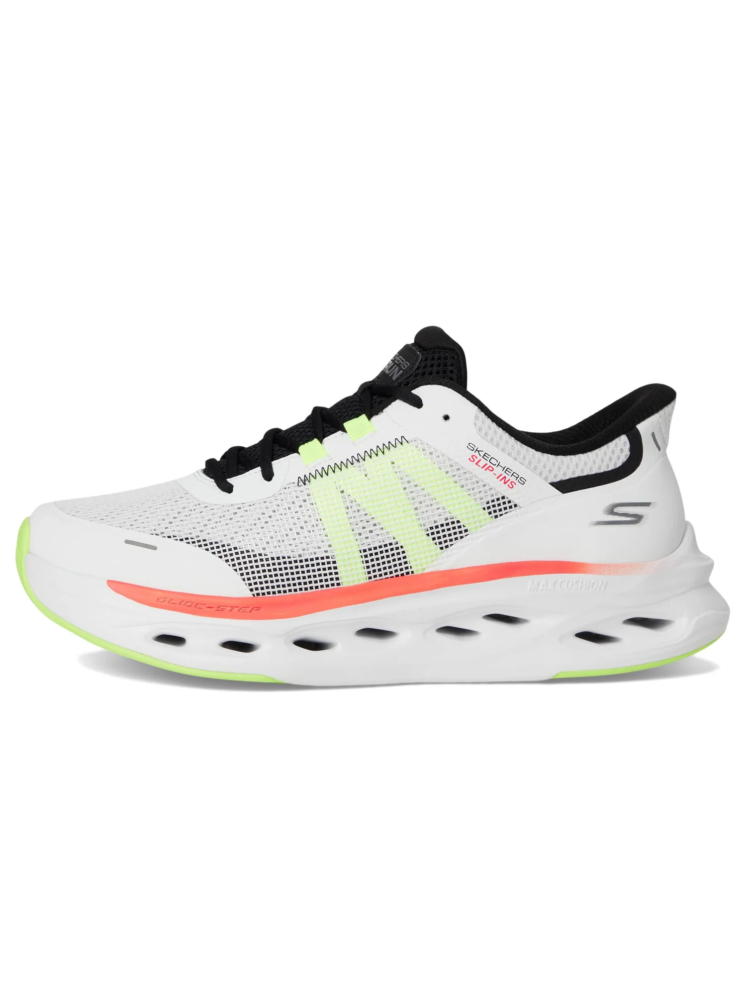 Кроссовки SKECHERS Hands Free Slip-ins Max Cushioning Glide-Step - Advert Sneaker — изображение 4 из 7, белый/мульти