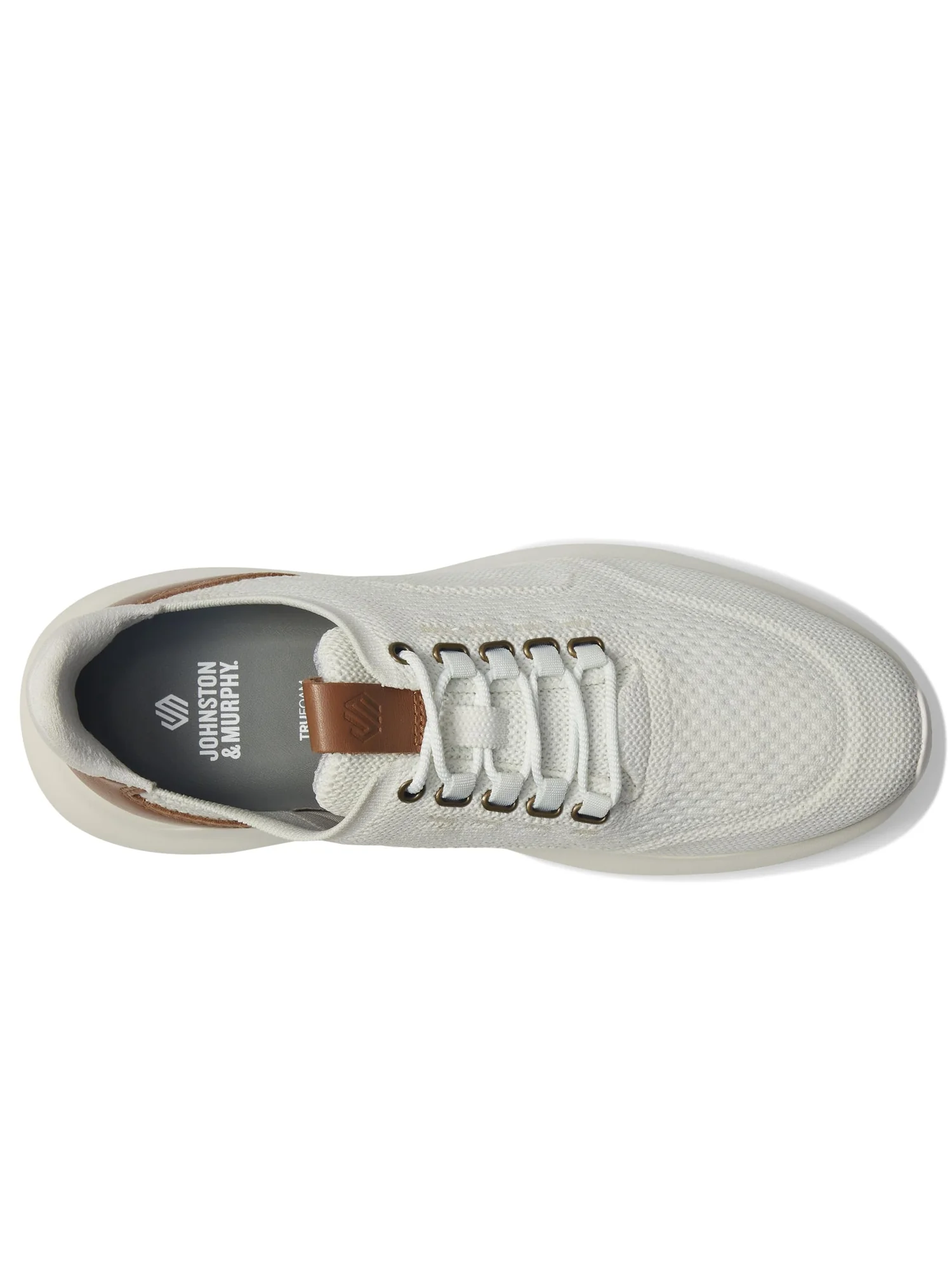 Кроссовки Johnston & Murphy Amherst 2.0 Knit Plain Toe — изображение 2 из 6, белый