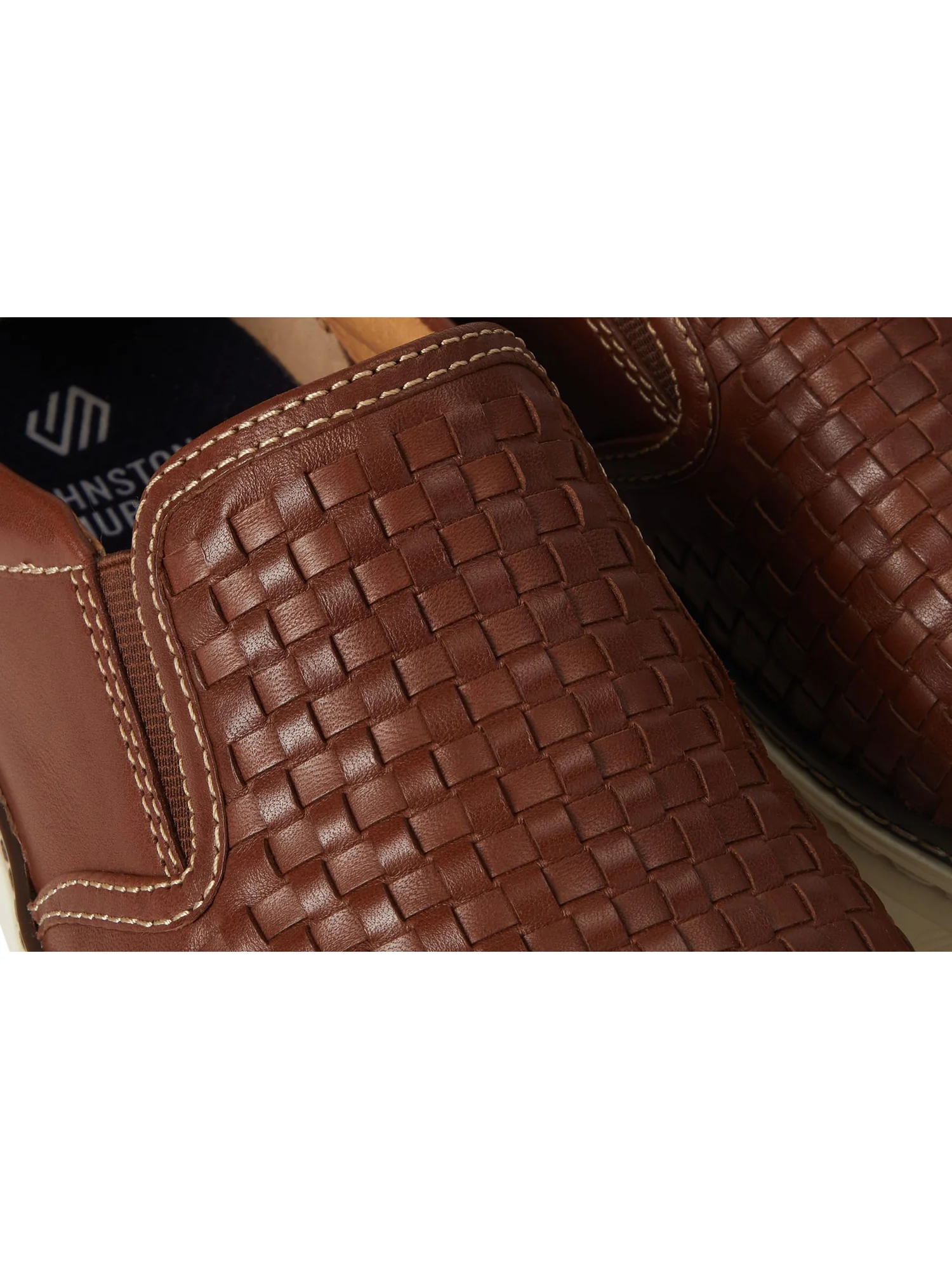 Кроссовки Johnston & Murphy Mcguffey 2 Woven Slip-On — изображение 6 из 7, бежевый