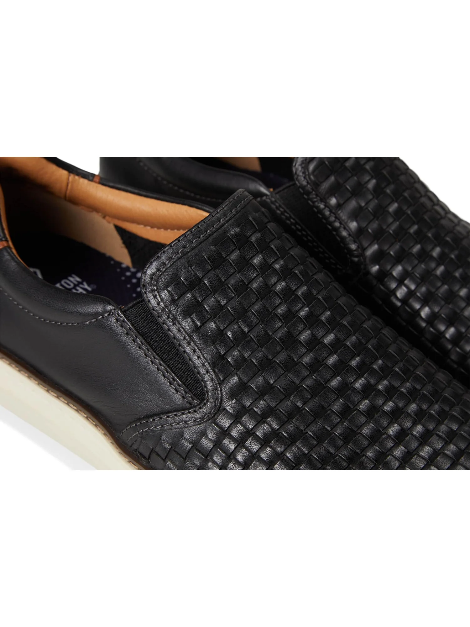 Кроссовки Johnston & Murphy Men's Mcguffey 2 Woven Slip-On — изображение 6 из 7, черный