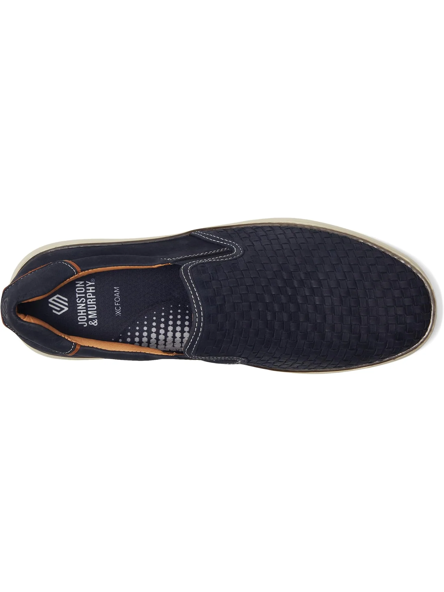 Кроссовки Johnston & Murphy Mcguffey 2 Woven Slip-On — изображение 2 из 7, темно-синий