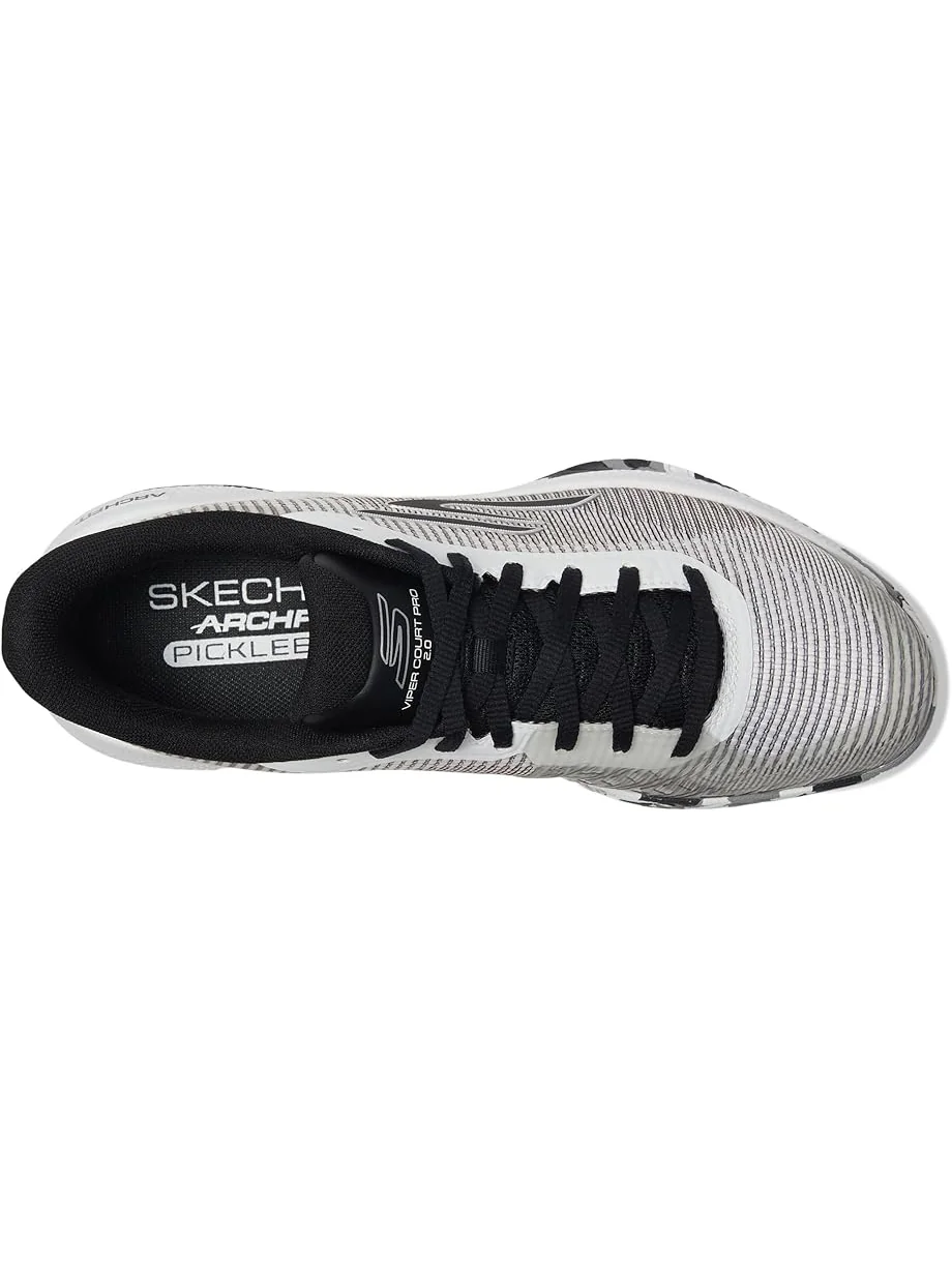 Кроссовки SKECHERS Pickleball Viper Court Pro 2.0 Sneaker — изображение 2 из 7, белый/черный