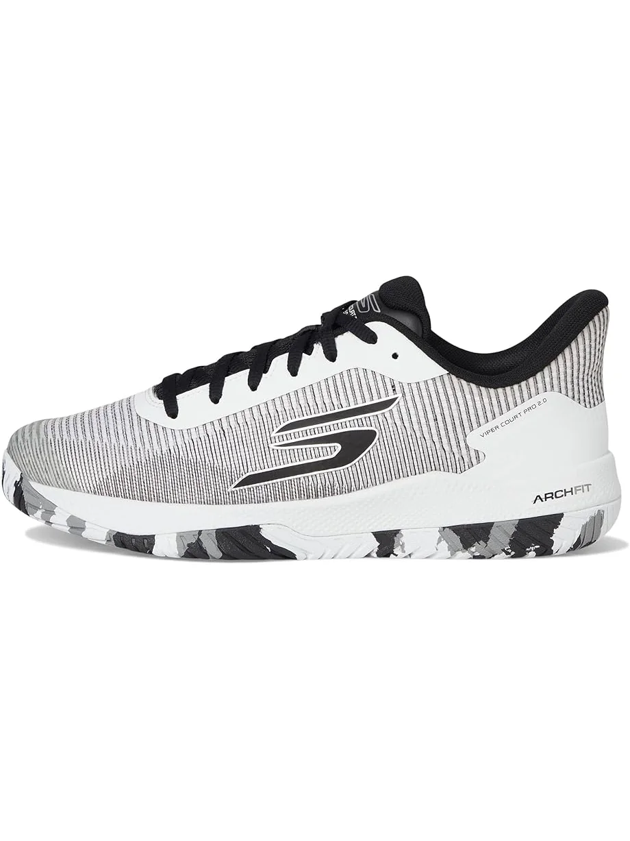 Кроссовки SKECHERS Pickleball Viper Court Pro 2.0 Sneaker — изображение 4 из 7, белый/черный