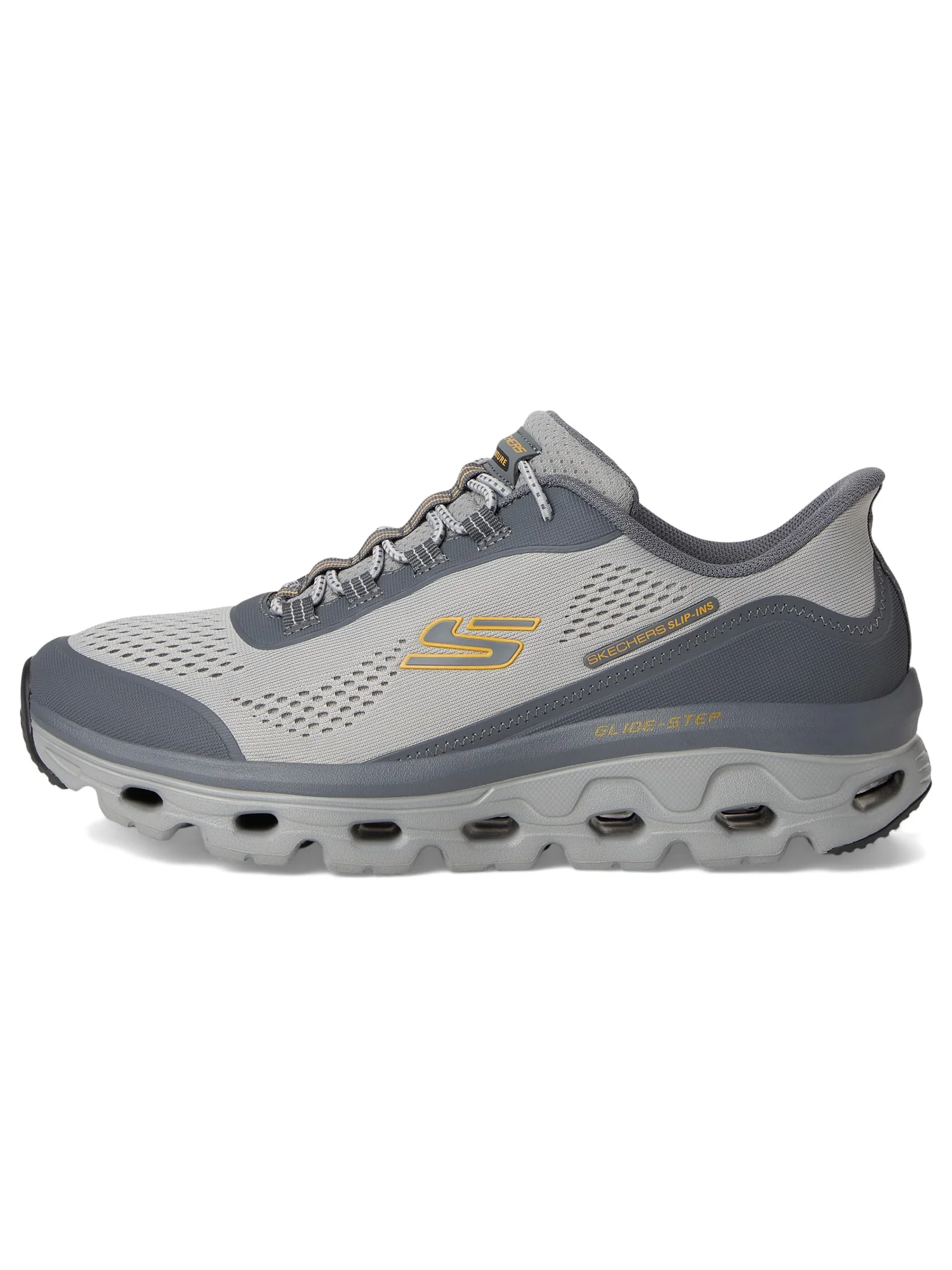 Кроссовки SKECHERS Glide-Step Sole Hands Free Slip-in — изображение 4 из 7, серый