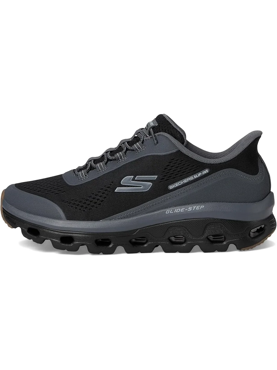 Кроссовки SKECHERS Glide-Step Sole Hands Free Slip-in — изображение 4 из 7, черный/темно-серый