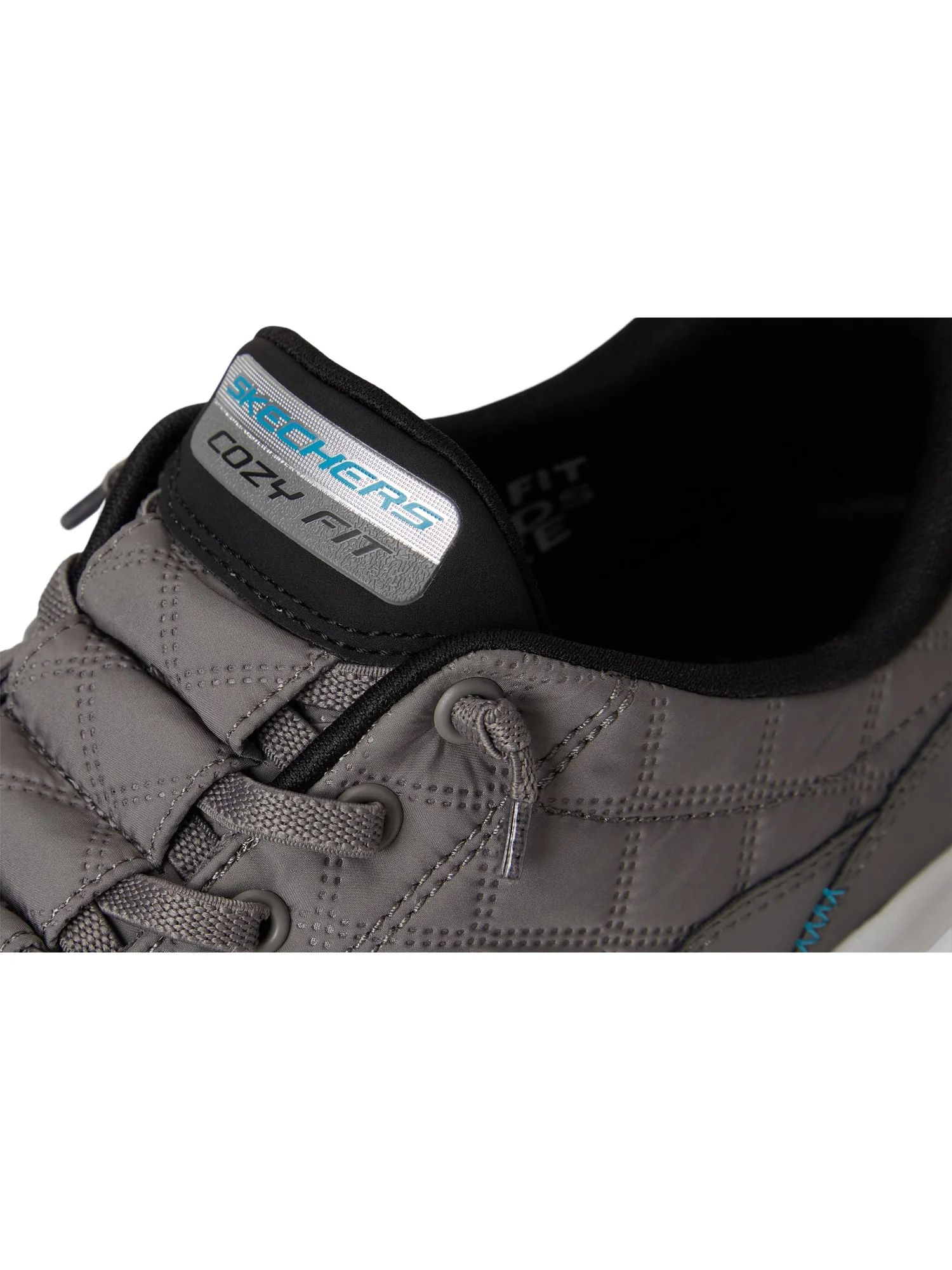 Кроссовки SKECHERS Contour Foam Cozy Fit Hands Free Slip-in — изображение 6 из 7, уголь черный