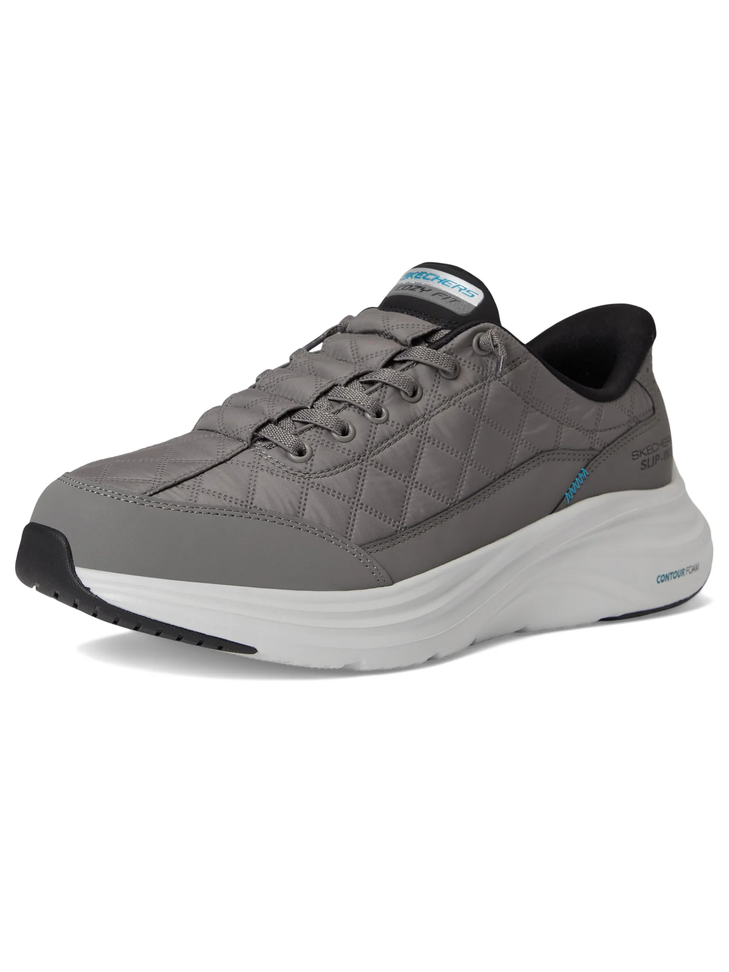 Кроссовки SKECHERS Contour Foam Cozy Fit Hands Free Slip-in — изображение 7 из 7, уголь черный