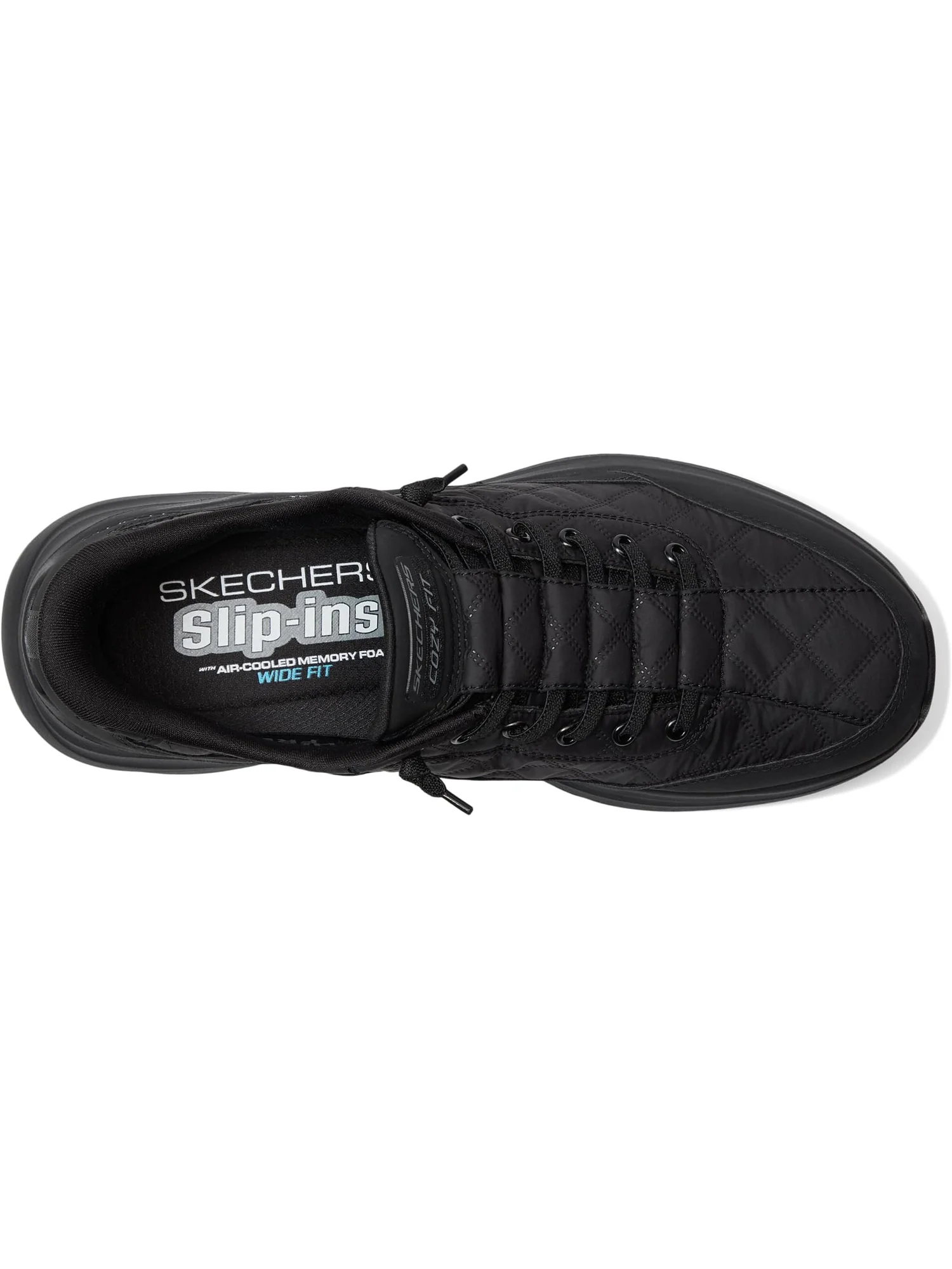Кроссовки SKECHERS Contour Foam Cozy Fit Hands Free Slip-In — изображение 2 из 7, черный