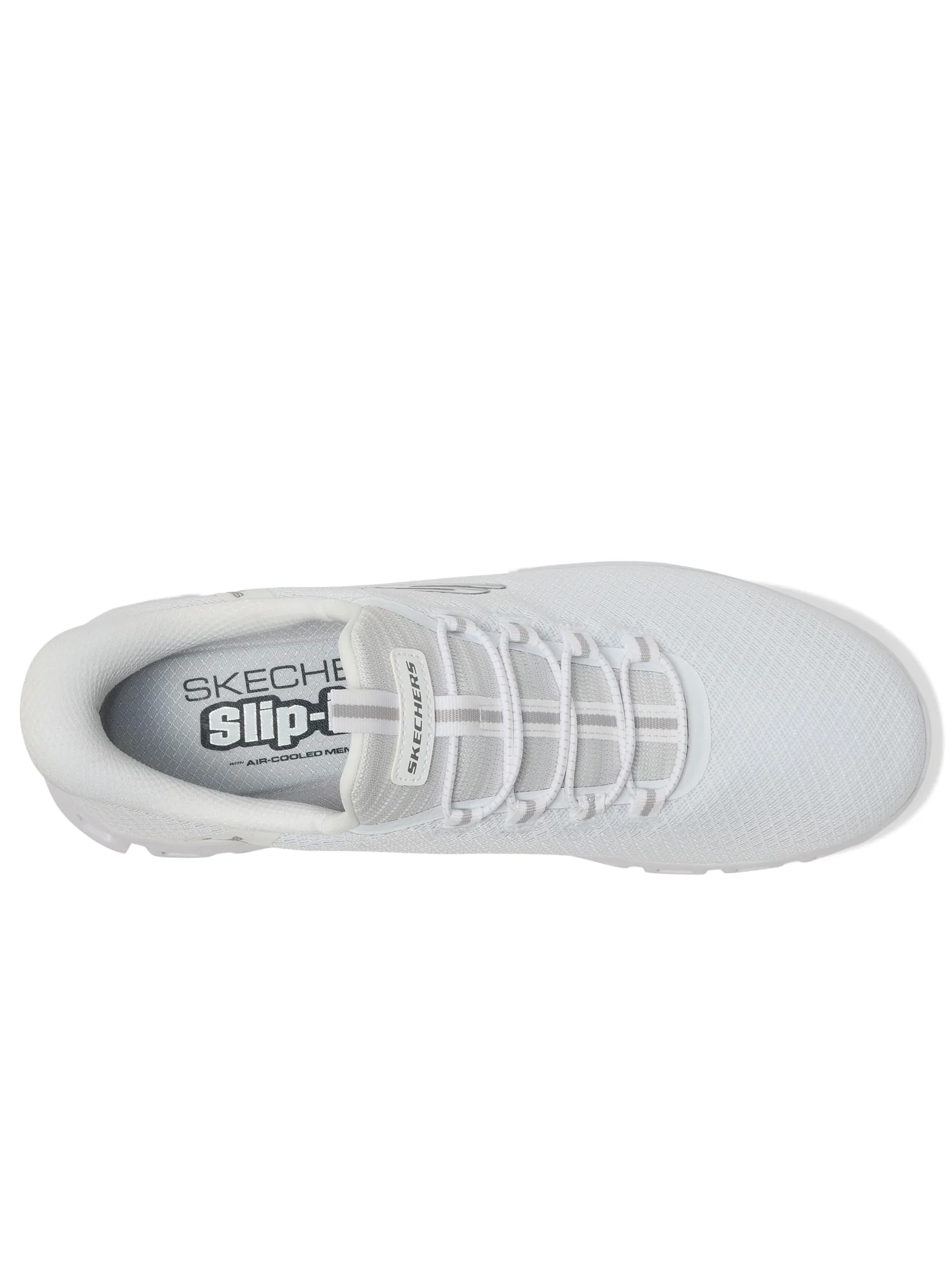 Кроссовки SKECHERS Glide-Step Noxus Hands Free Slip-in — изображение 2 из 7, белый
