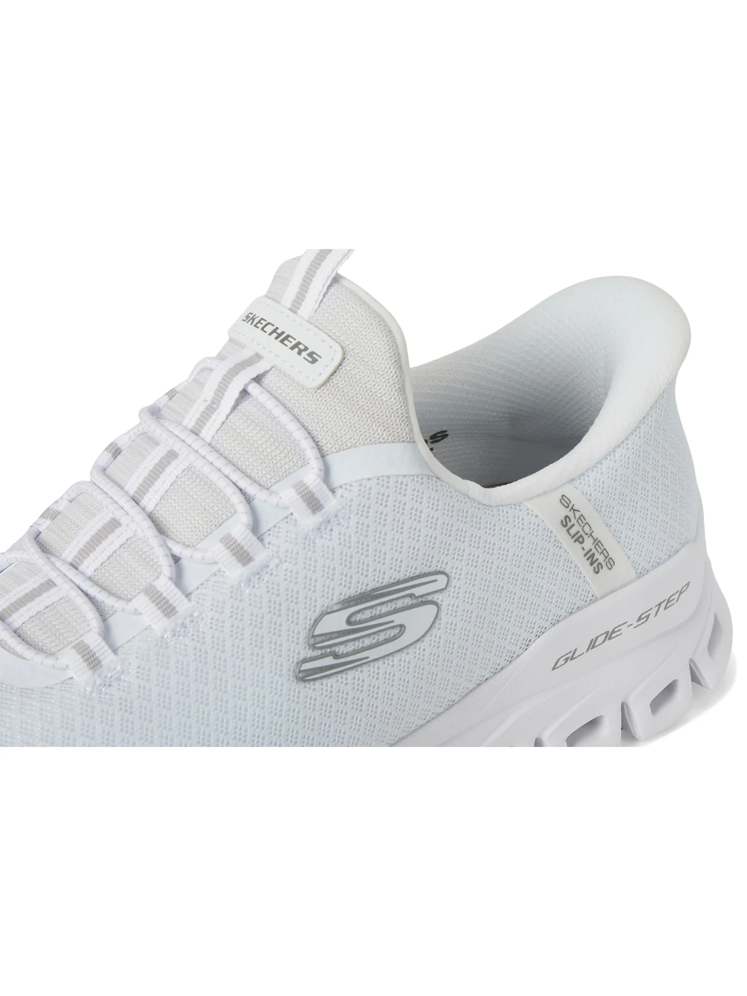 Кроссовки SKECHERS Glide-Step Noxus Hands Free Slip-in — изображение 6 из 7, белый