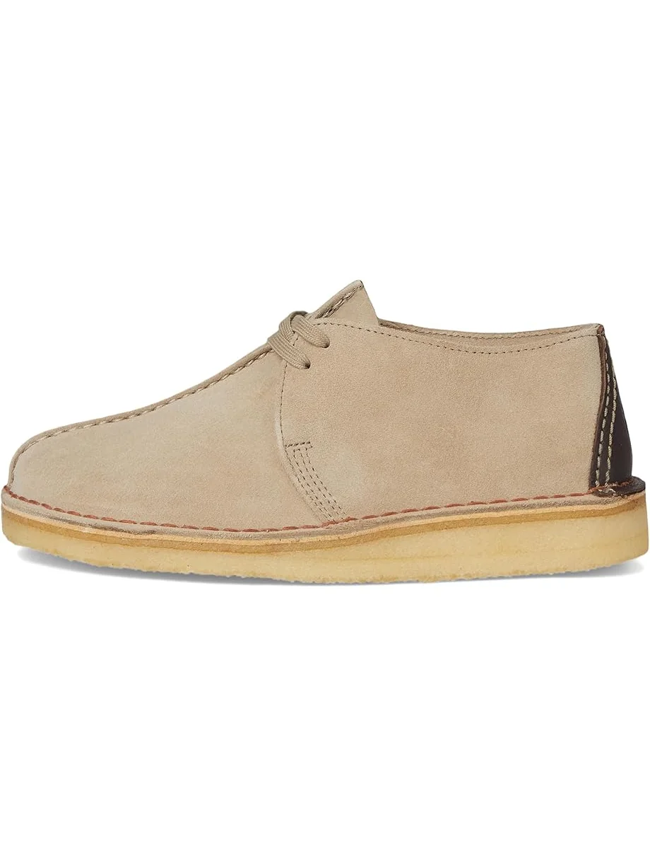Ботинки женские Clarks Desert Trek замшевые с центральным швом — изображение 4 из 7, бежевый