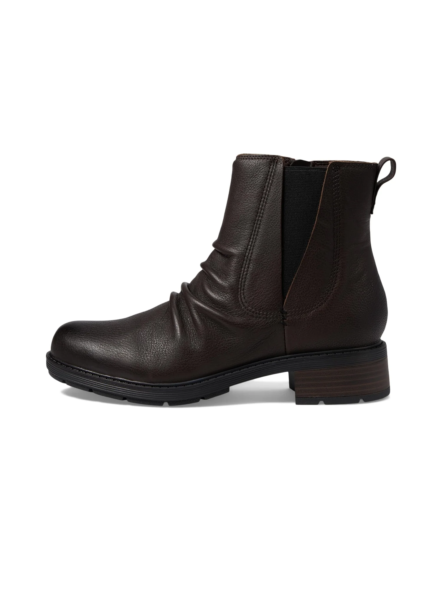 Ботинки женские Clarks Hearth Rose кожаные высокие — изображение 4 из 6, темно-коричневый