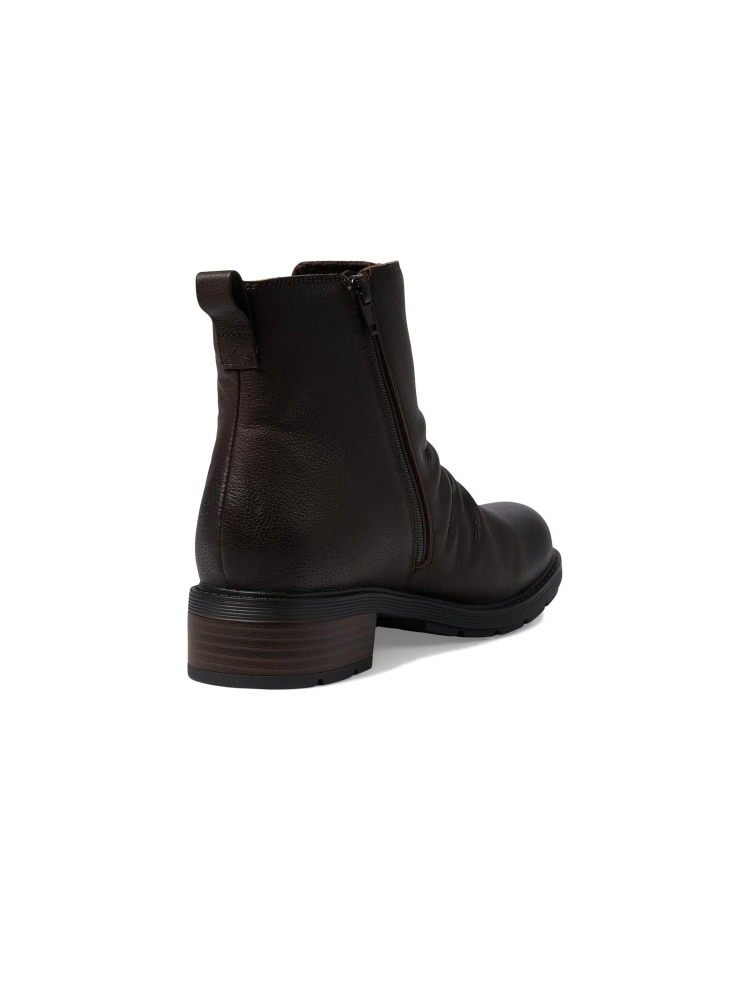 Ботинки женские Clarks Hearth Rose кожаные высокие — изображение 5 из 6, темно-коричневый