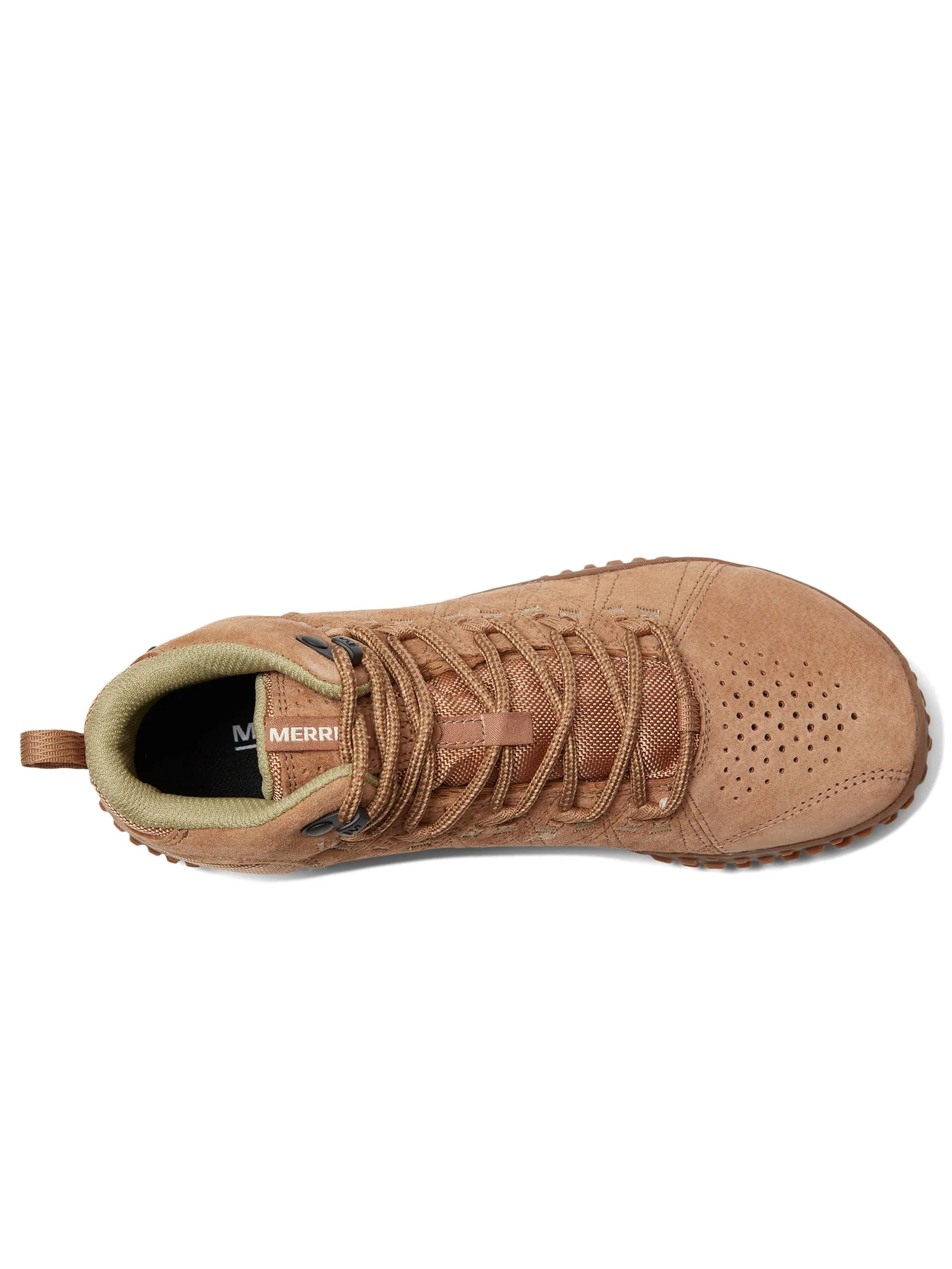 Ботинки женские походные Merrell Wrapt из замши — изображение 2 из 7, коричневый
