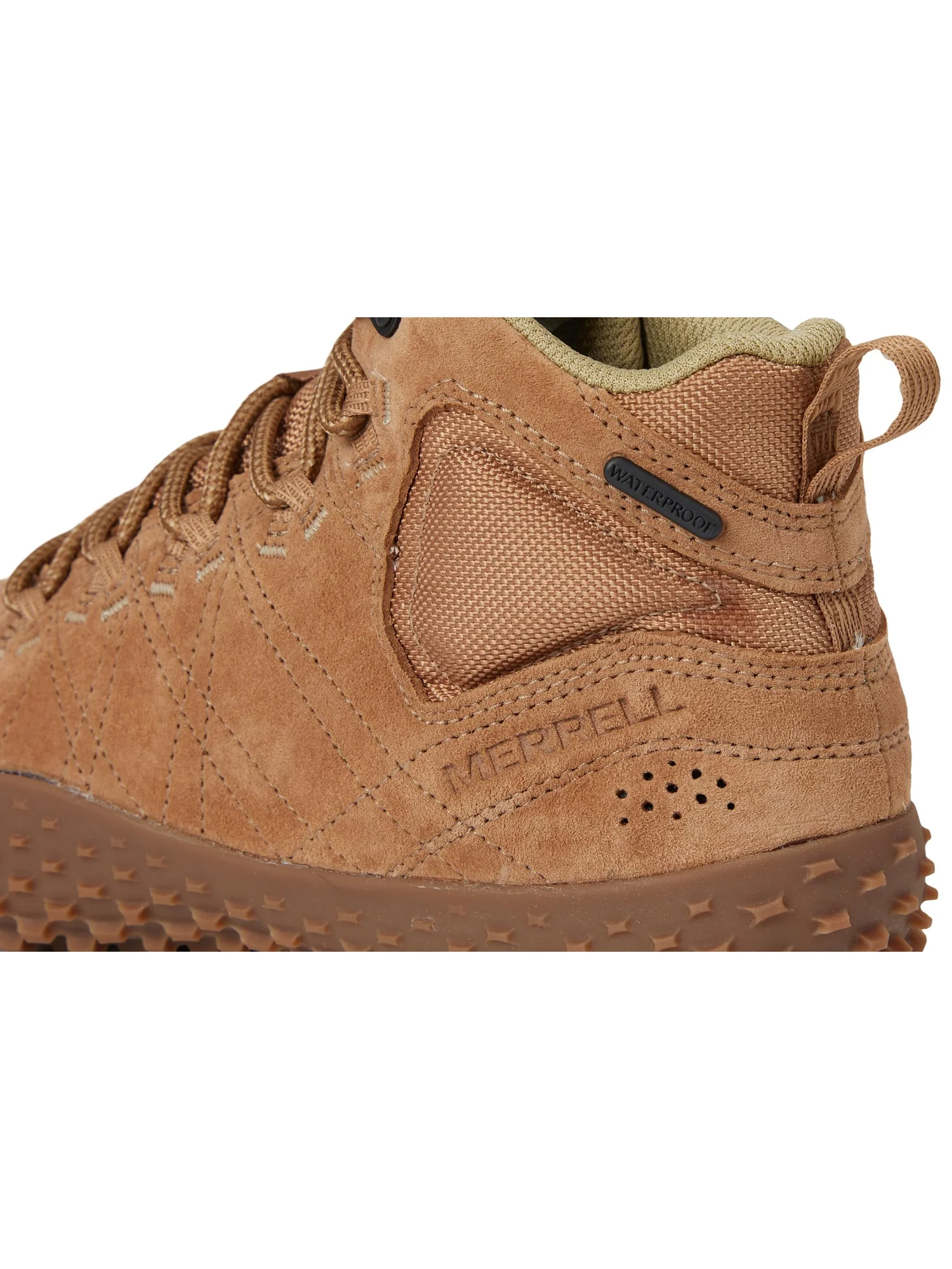 Ботинки женские походные Merrell Wrapt из замши — изображение 6 из 7, коричневый