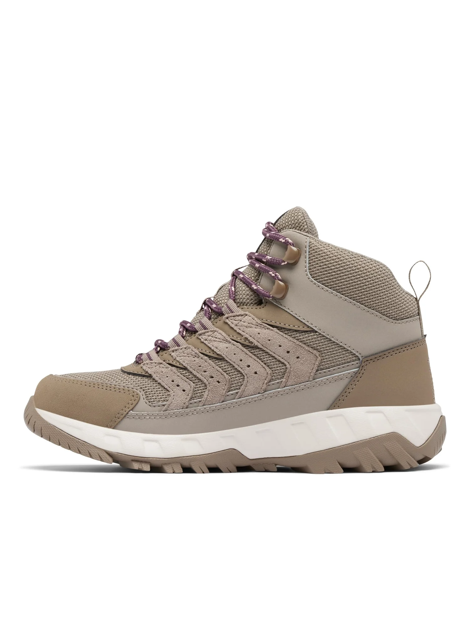 Женские ботинки Columbia Strata Trail Mid водонепроницаемые спортивные — изображение 4 из 7, бежевый