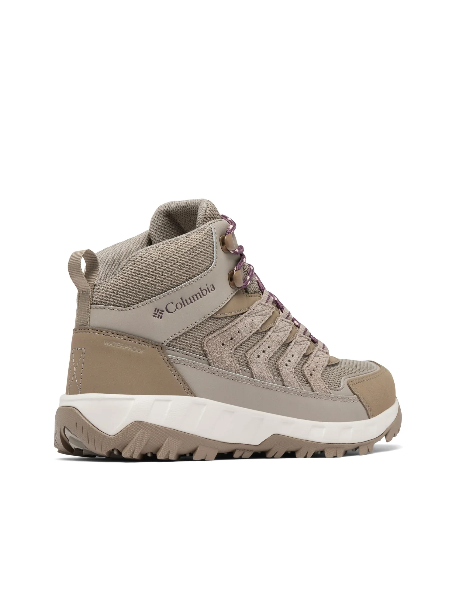 Женские ботинки Columbia Strata Trail Mid водонепроницаемые спортивные — изображение 5 из 7, бежевый